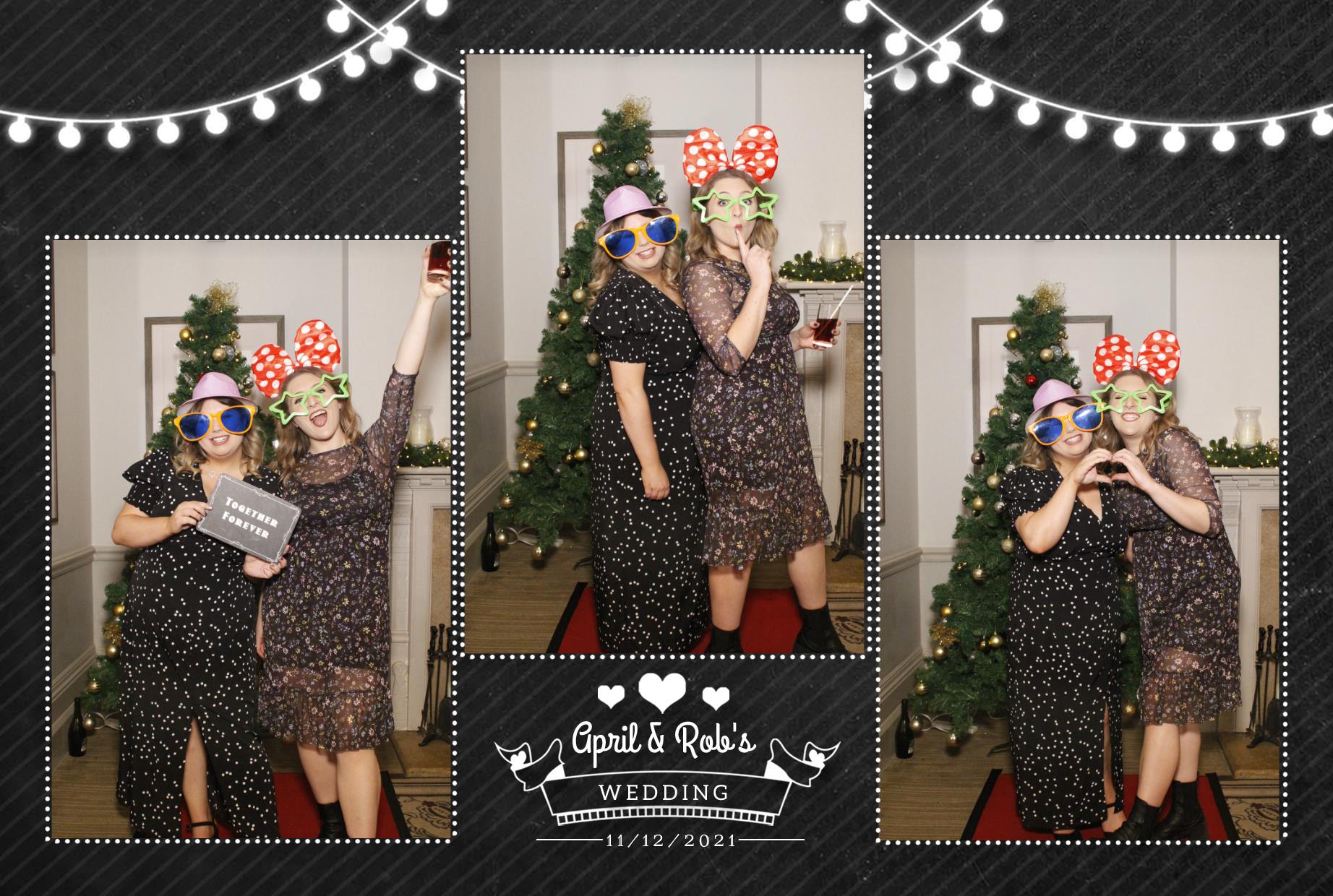 April & Rob's Wedding  | View more photos from the event at gallery.myphotoboothexperience.co.uk/u/MyPhotoBoothExperienceLtd/April-Robs-Wedding