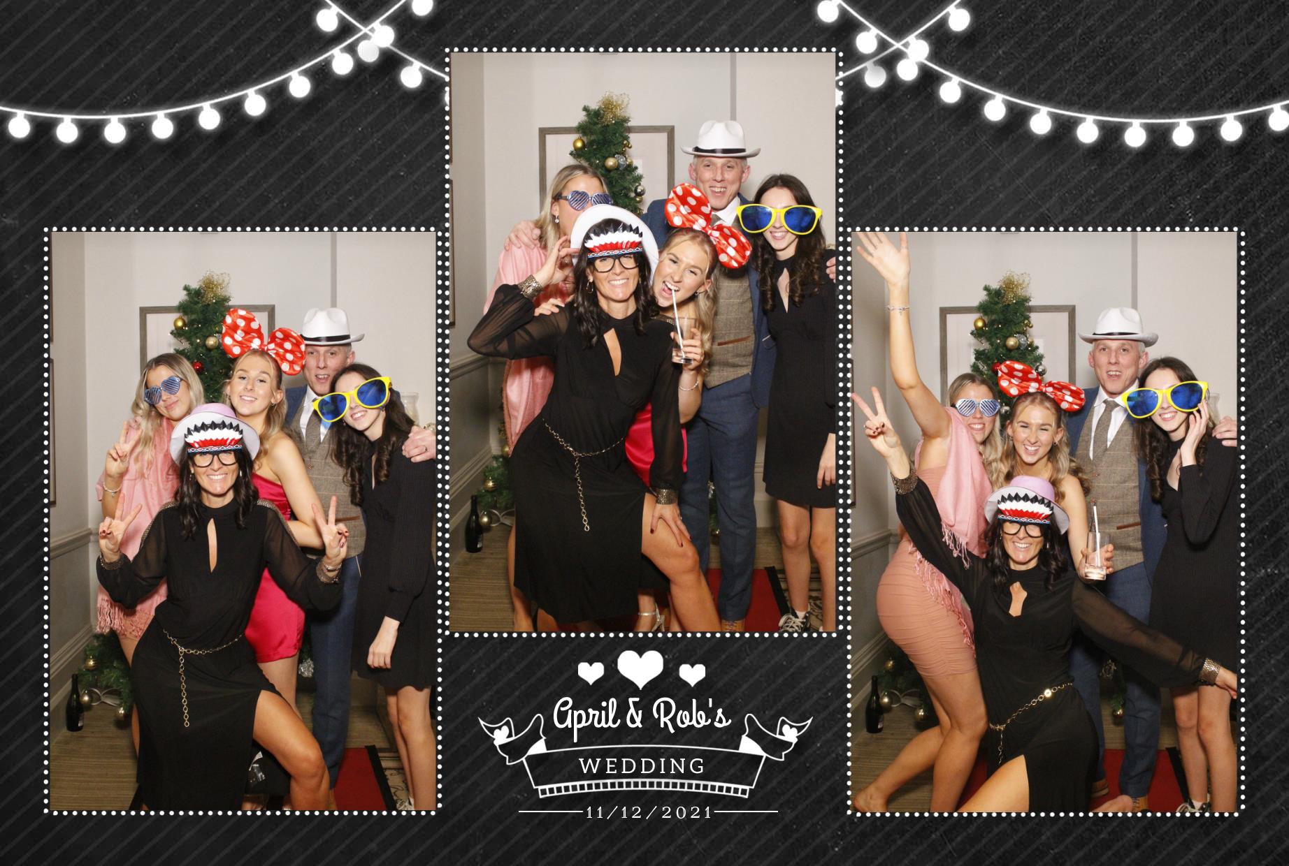April & Rob's Wedding  | View more photos from the event at gallery.myphotoboothexperience.co.uk/u/MyPhotoBoothExperienceLtd/April-Robs-Wedding