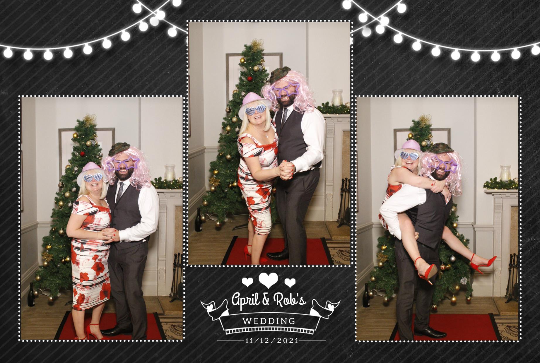 April & Rob's Wedding  | View more photos from the event at gallery.myphotoboothexperience.co.uk/u/MyPhotoBoothExperienceLtd/April-Robs-Wedding