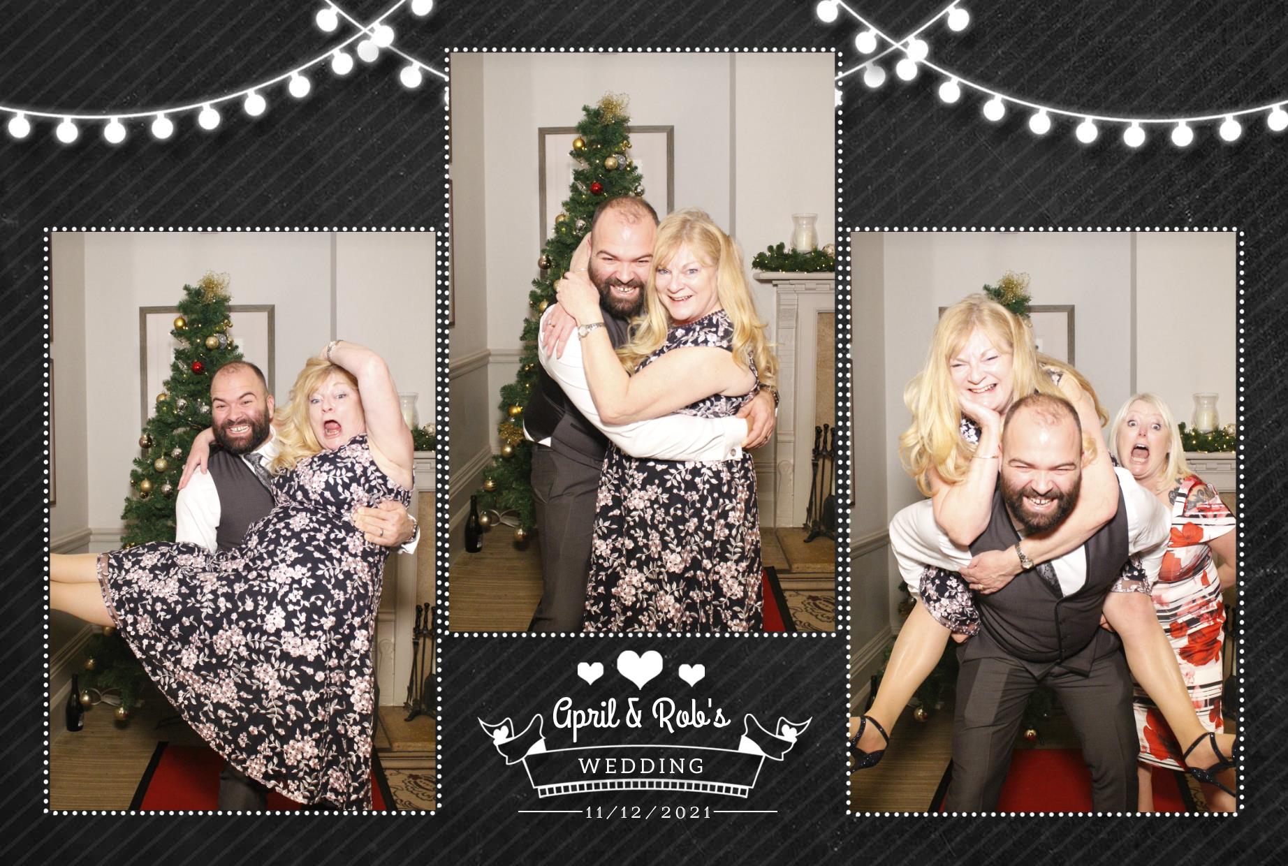 April & Rob's Wedding  | View more photos from the event at gallery.myphotoboothexperience.co.uk/u/MyPhotoBoothExperienceLtd/April-Robs-Wedding