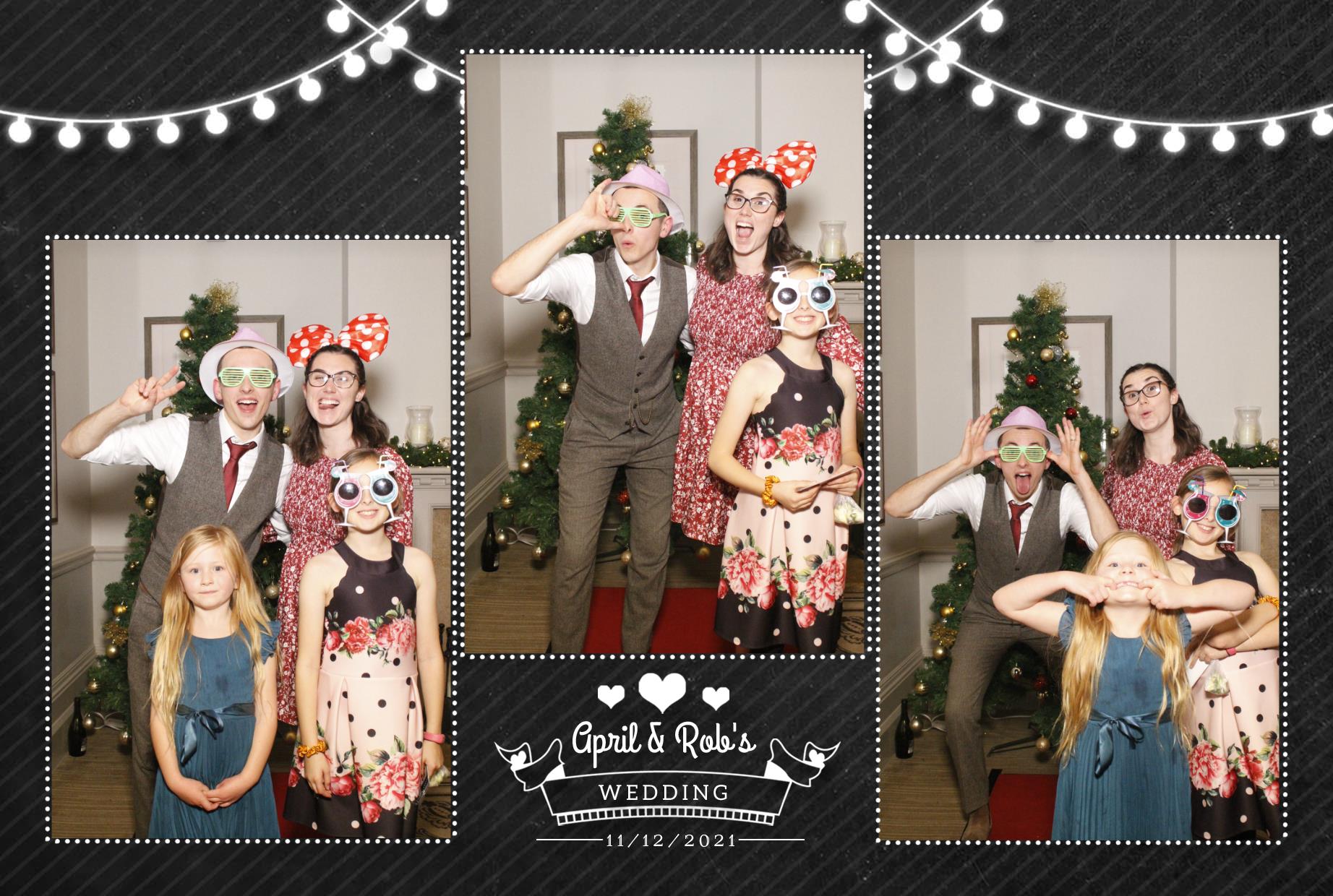 April & Rob's Wedding  | View more photos from the event at gallery.myphotoboothexperience.co.uk/u/MyPhotoBoothExperienceLtd/April-Robs-Wedding