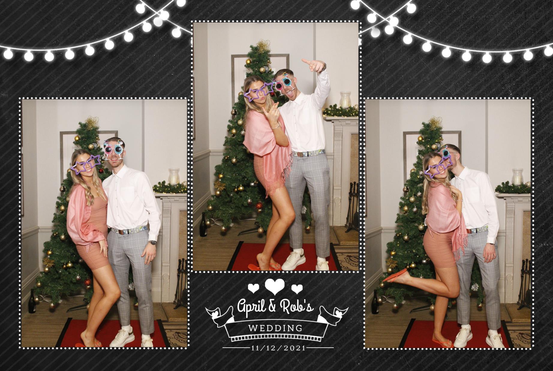 April & Rob's Wedding  | View more photos from the event at gallery.myphotoboothexperience.co.uk/u/MyPhotoBoothExperienceLtd/April-Robs-Wedding