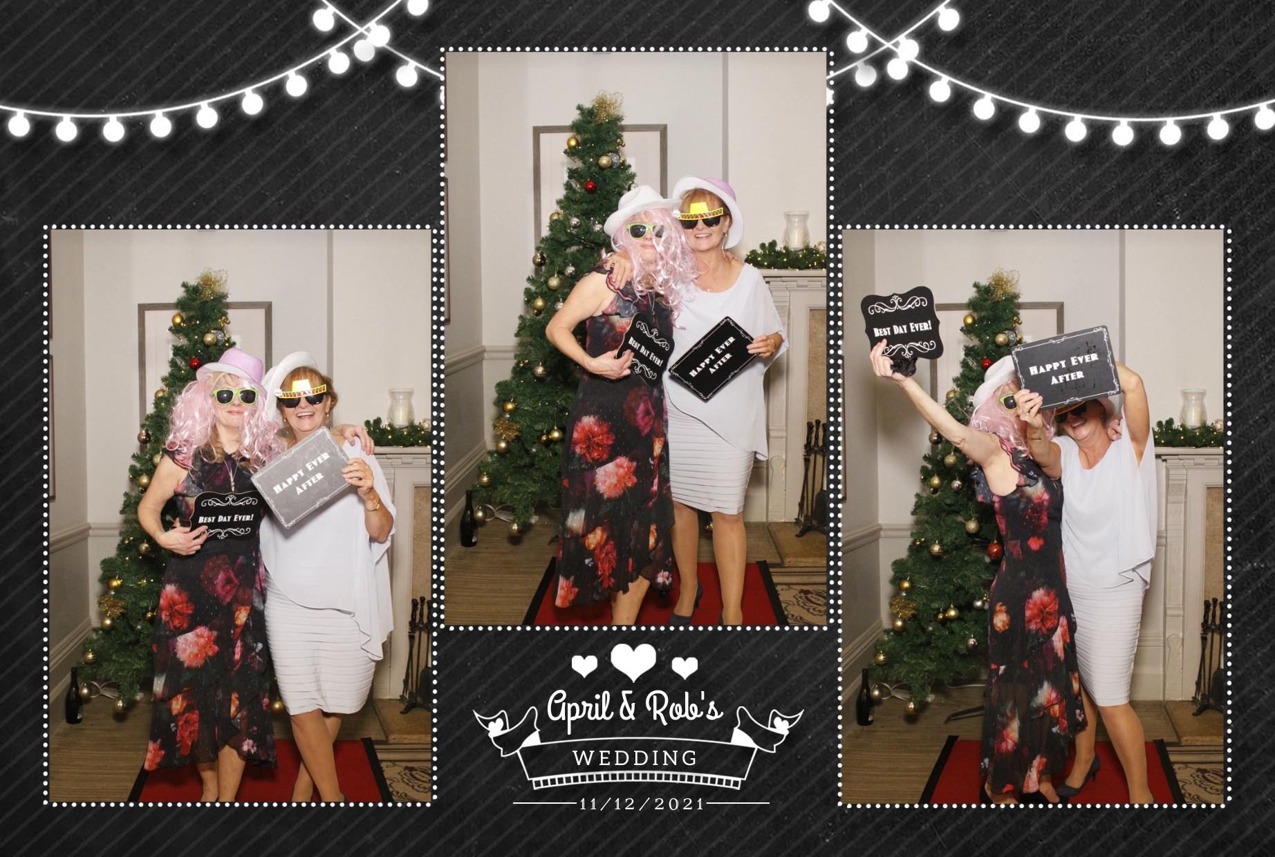 April & Rob's Wedding  | View more photos from the event at gallery.myphotoboothexperience.co.uk/u/MyPhotoBoothExperienceLtd/April-Robs-Wedding
