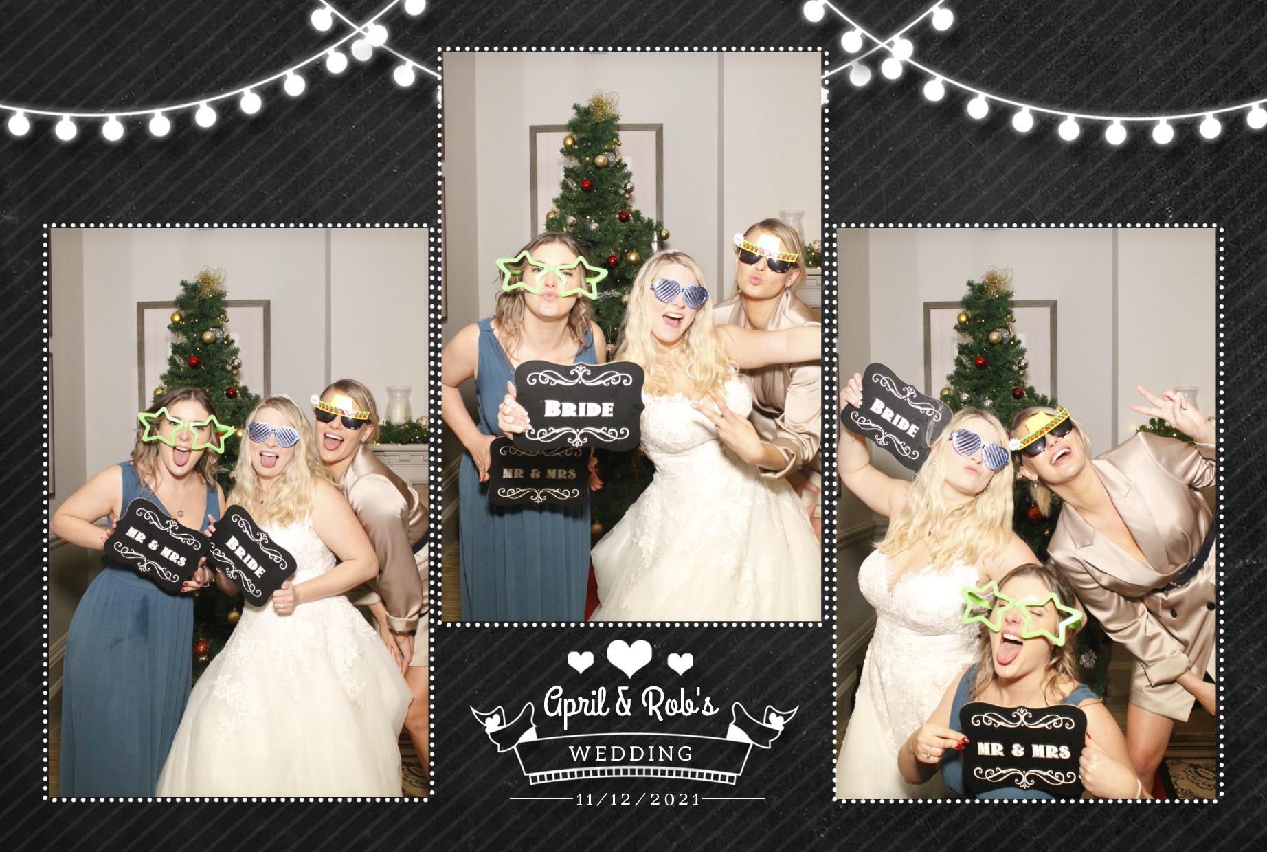 April & Rob's Wedding  | View more photos from the event at gallery.myphotoboothexperience.co.uk/u/MyPhotoBoothExperienceLtd/April-Robs-Wedding