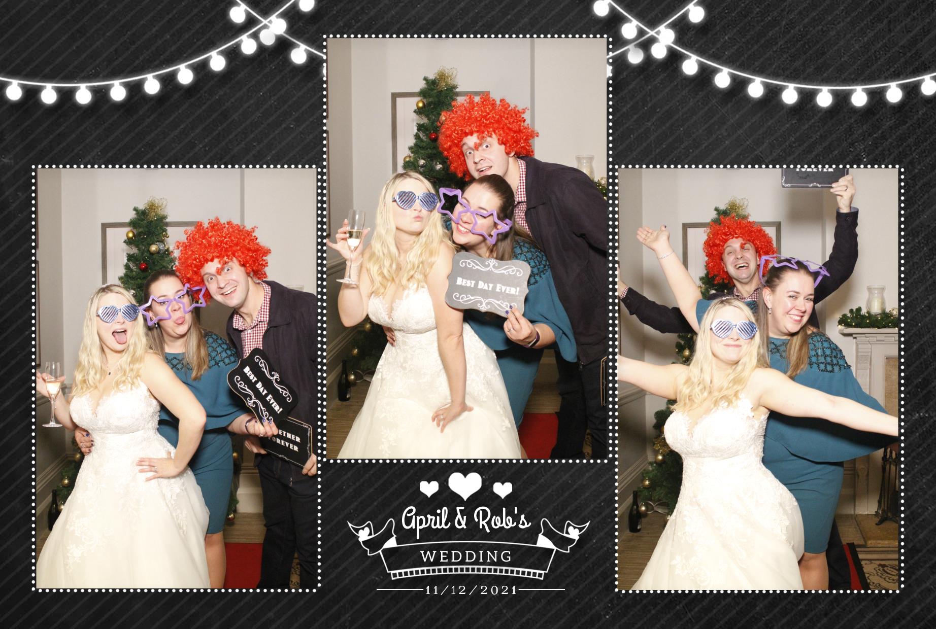 April & Rob's Wedding  | View more photos from the event at gallery.myphotoboothexperience.co.uk/u/MyPhotoBoothExperienceLtd/April-Robs-Wedding