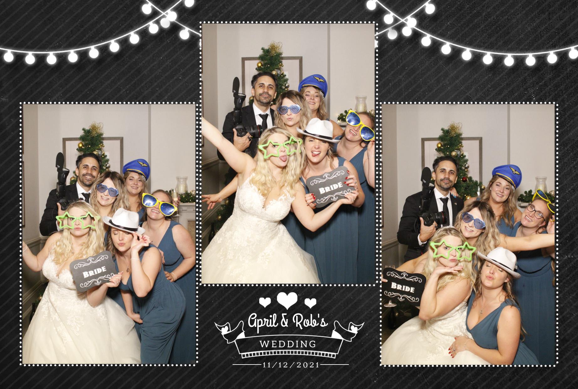 April & Rob's Wedding  | View more photos from the event at gallery.myphotoboothexperience.co.uk/u/MyPhotoBoothExperienceLtd/April-Robs-Wedding