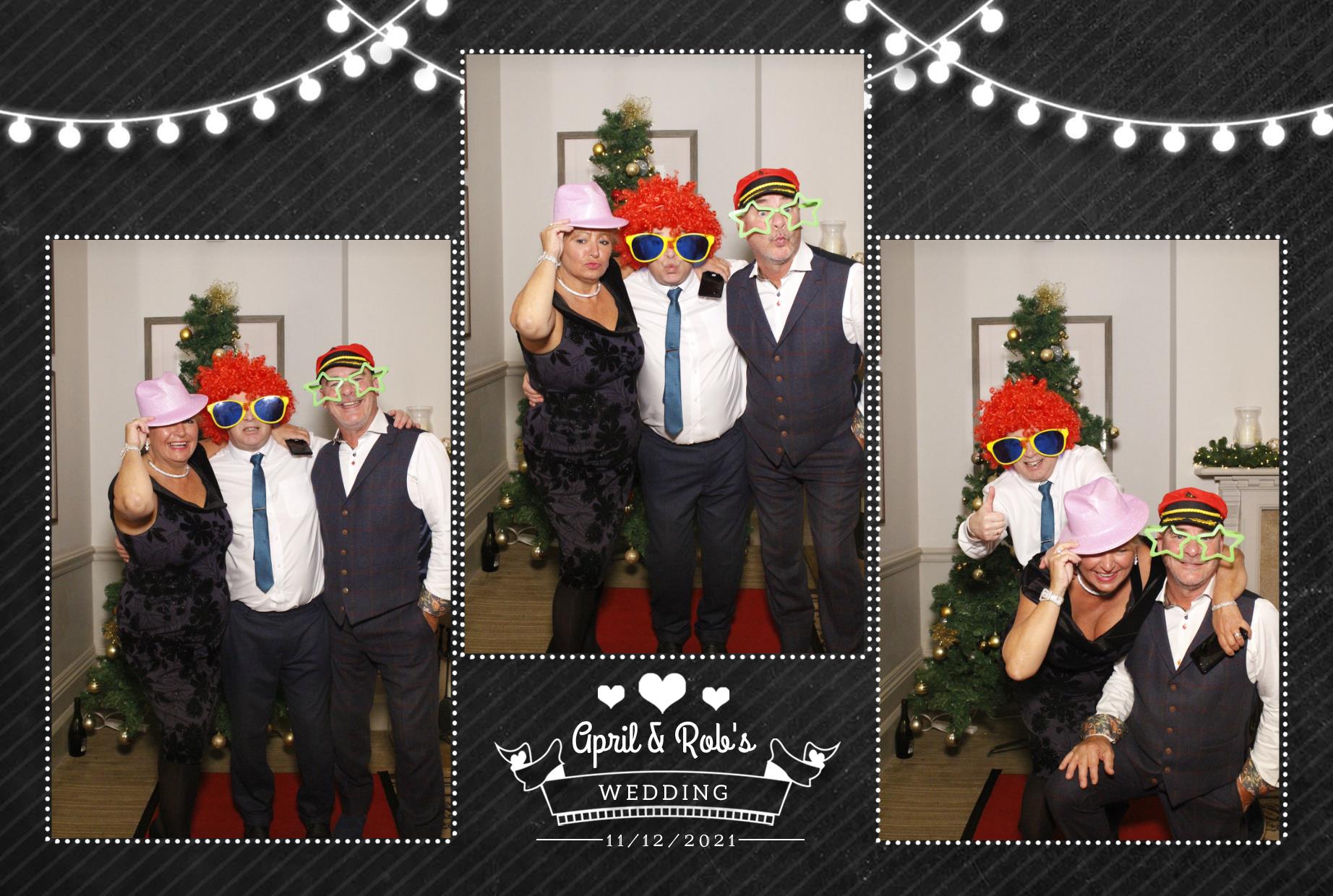 April & Rob's Wedding  | View more photos from the event at gallery.myphotoboothexperience.co.uk/u/MyPhotoBoothExperienceLtd/April-Robs-Wedding