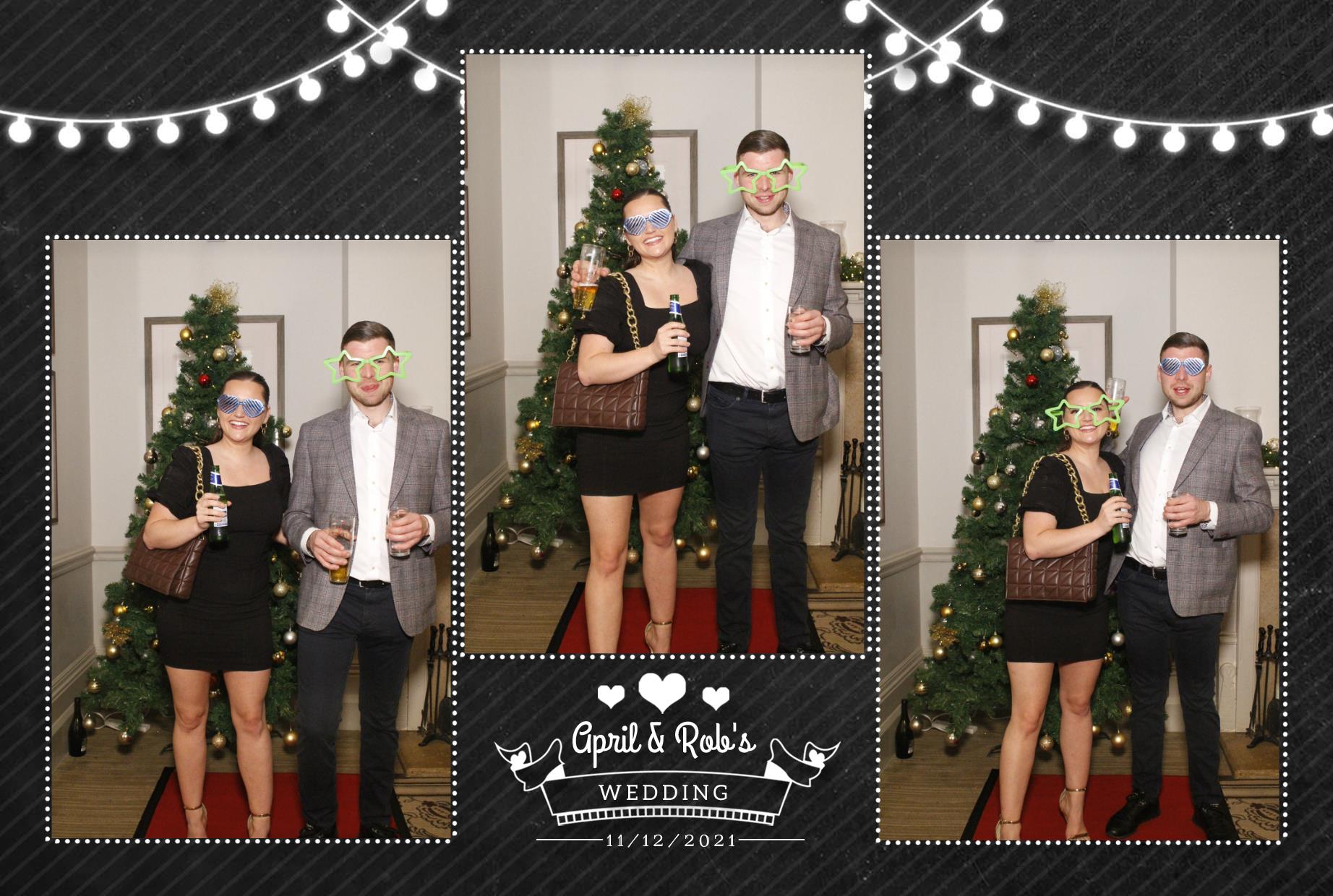 April & Rob's Wedding  | View more photos from the event at gallery.myphotoboothexperience.co.uk/u/MyPhotoBoothExperienceLtd/April-Robs-Wedding