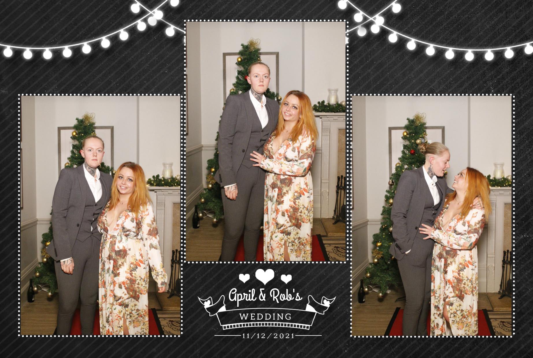 April & Rob's Wedding  | View more photos from the event at gallery.myphotoboothexperience.co.uk/u/MyPhotoBoothExperienceLtd/April-Robs-Wedding