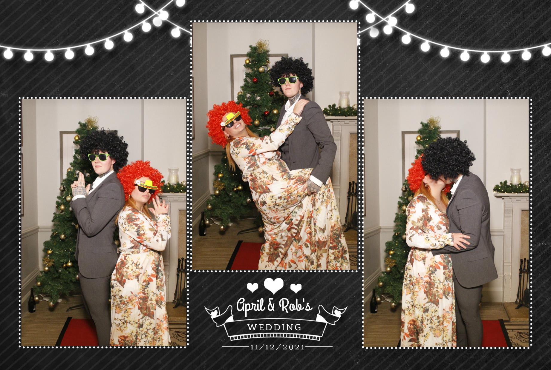 April & Rob's Wedding  | View more photos from the event at gallery.myphotoboothexperience.co.uk/u/MyPhotoBoothExperienceLtd/April-Robs-Wedding