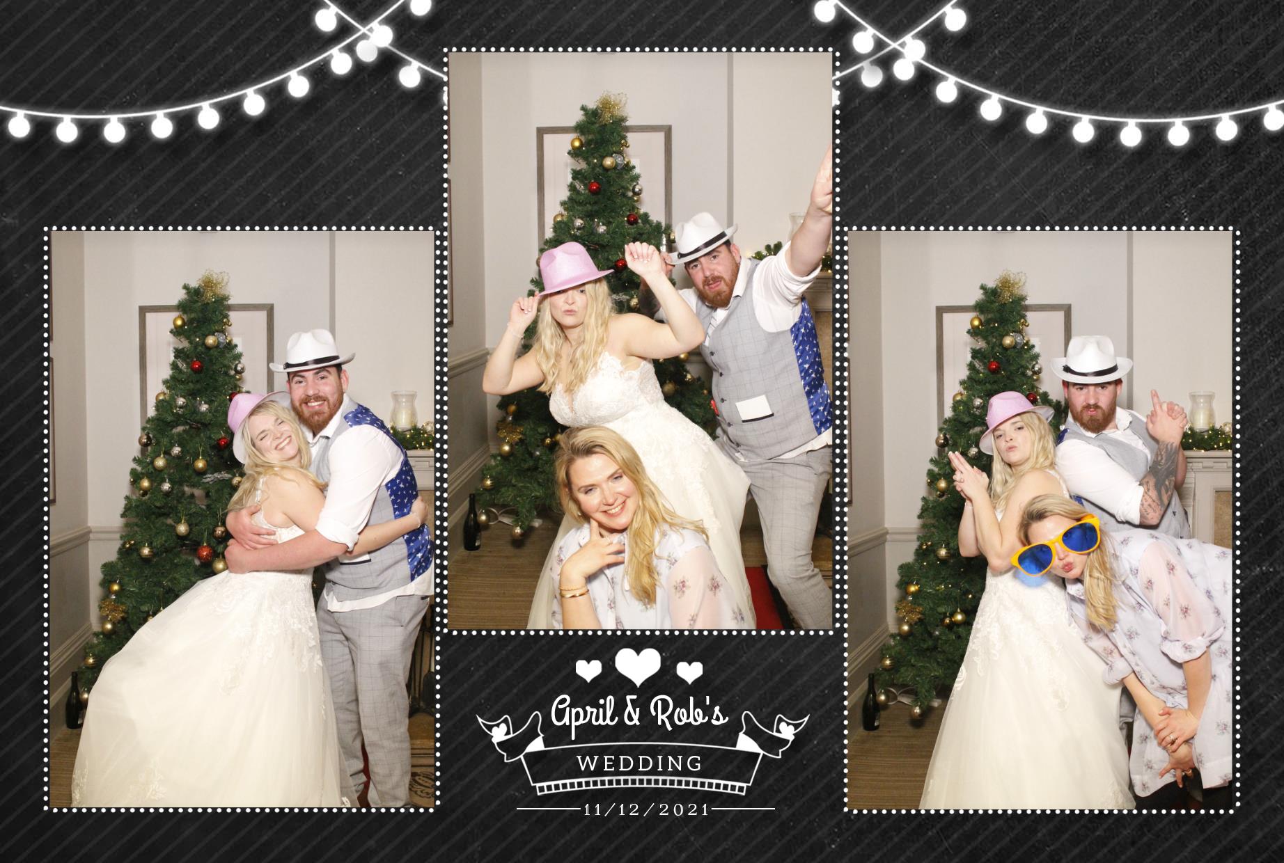 April & Rob's Wedding  | View more photos from the event at gallery.myphotoboothexperience.co.uk/u/MyPhotoBoothExperienceLtd/April-Robs-Wedding