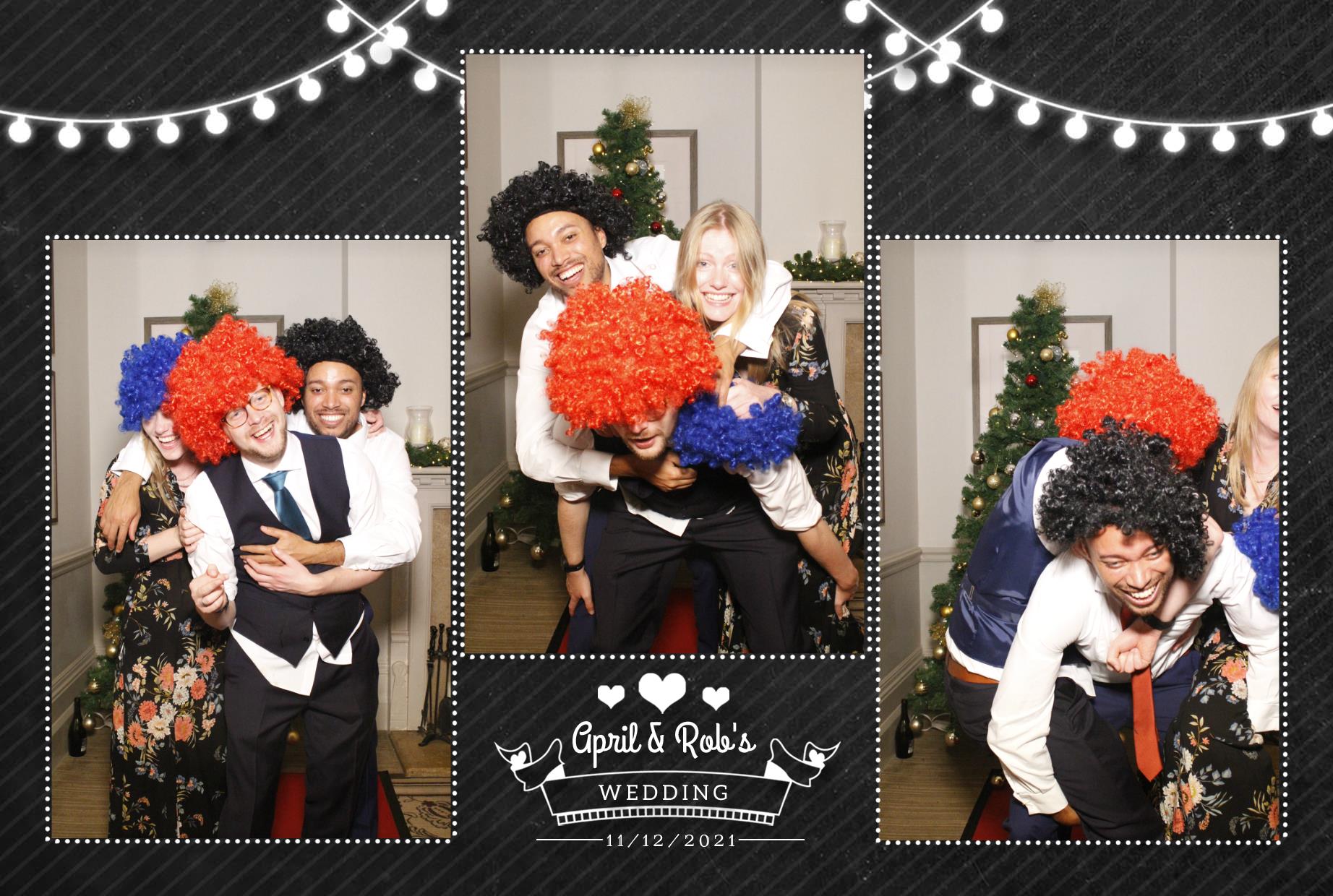 April & Rob's Wedding  | View more photos from the event at gallery.myphotoboothexperience.co.uk/u/MyPhotoBoothExperienceLtd/April-Robs-Wedding