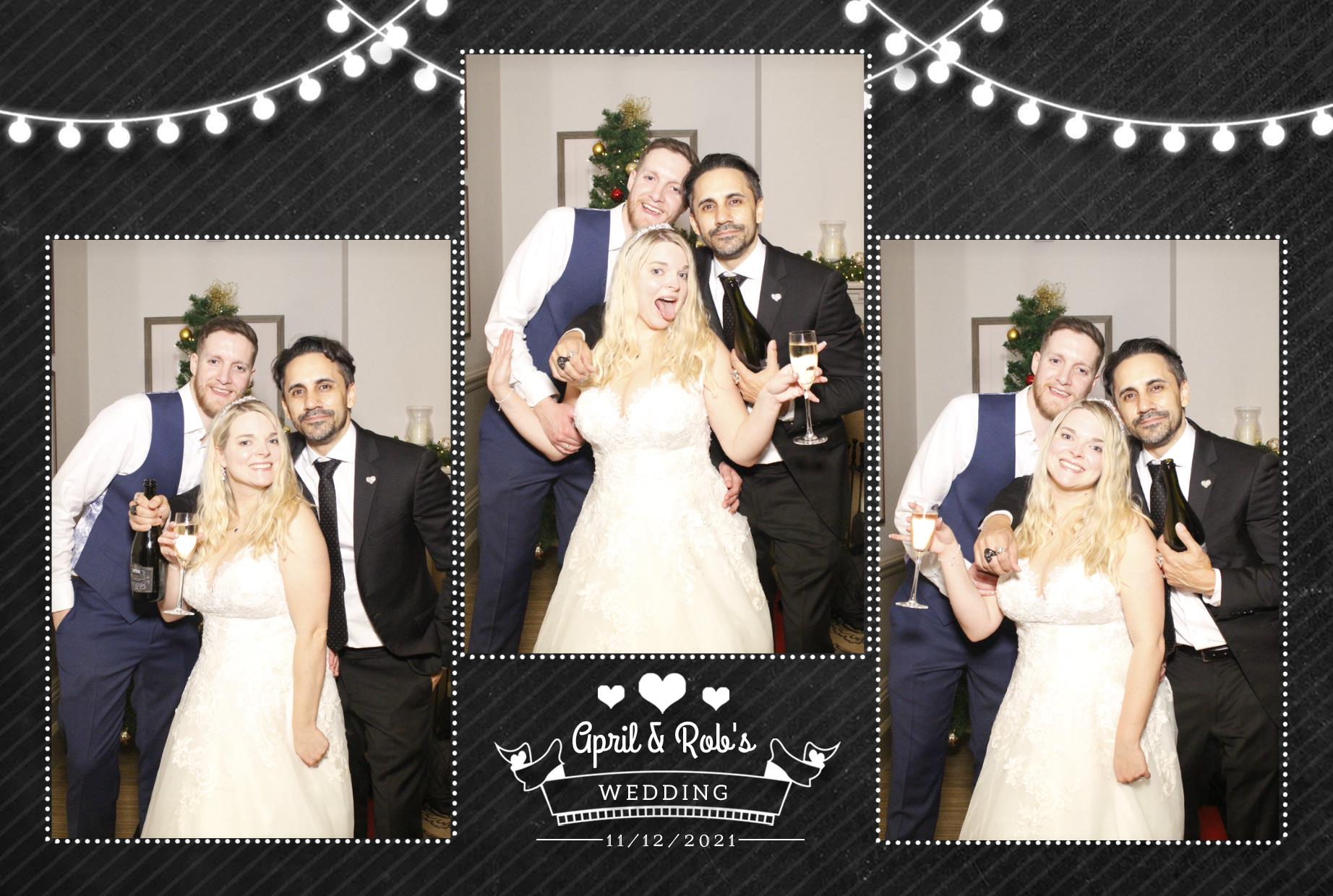 April & Rob's Wedding  | View more photos from the event at gallery.myphotoboothexperience.co.uk/u/MyPhotoBoothExperienceLtd/April-Robs-Wedding
