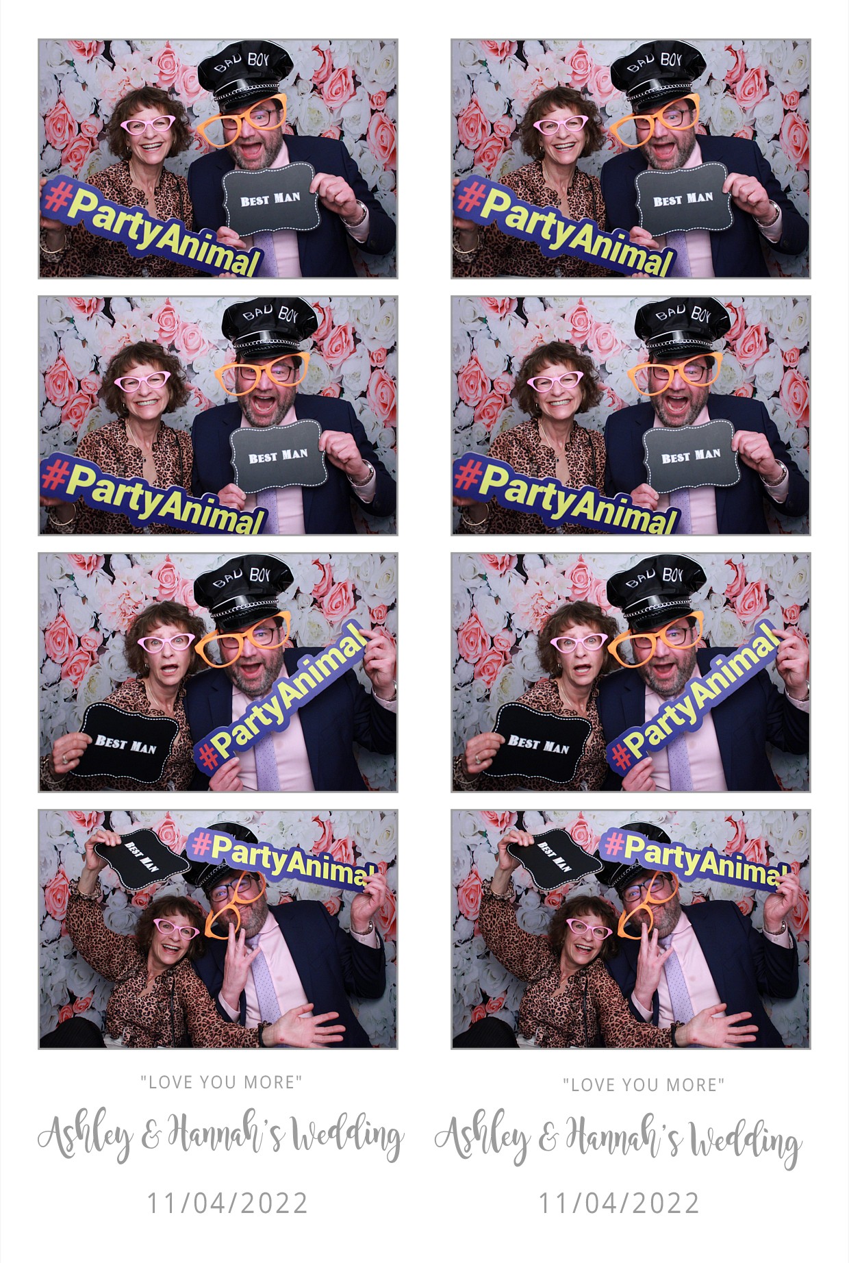 Ashley & Hannah's Wedding  | View more photos from the event at gallery.myphotoboothexperience.co.uk/u/MyPhotoBoothExperienceLtd/Ashley-Hannahs-Wedding