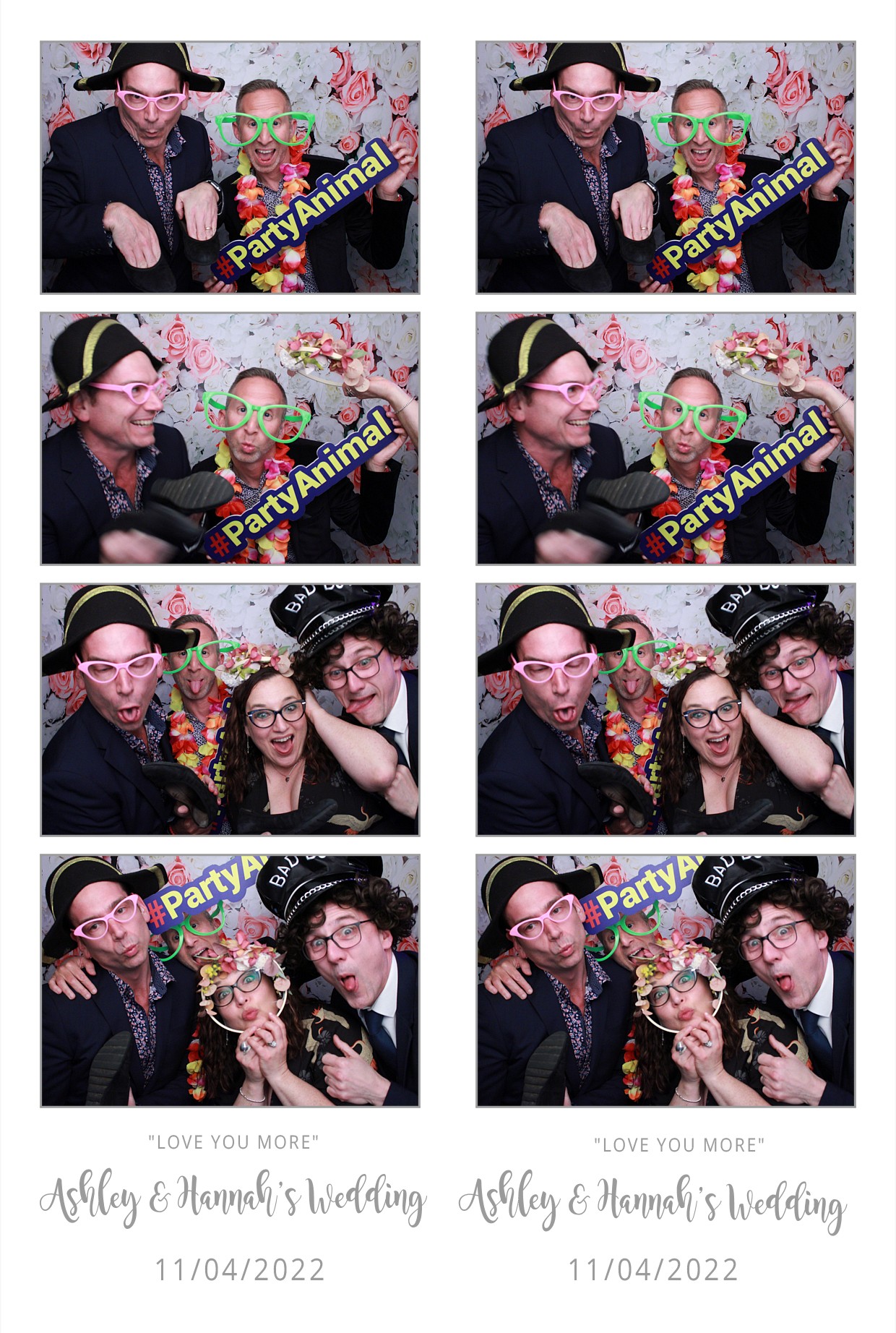 Ashley & Hannah's Wedding  | View more photos from the event at gallery.myphotoboothexperience.co.uk/u/MyPhotoBoothExperienceLtd/Ashley-Hannahs-Wedding