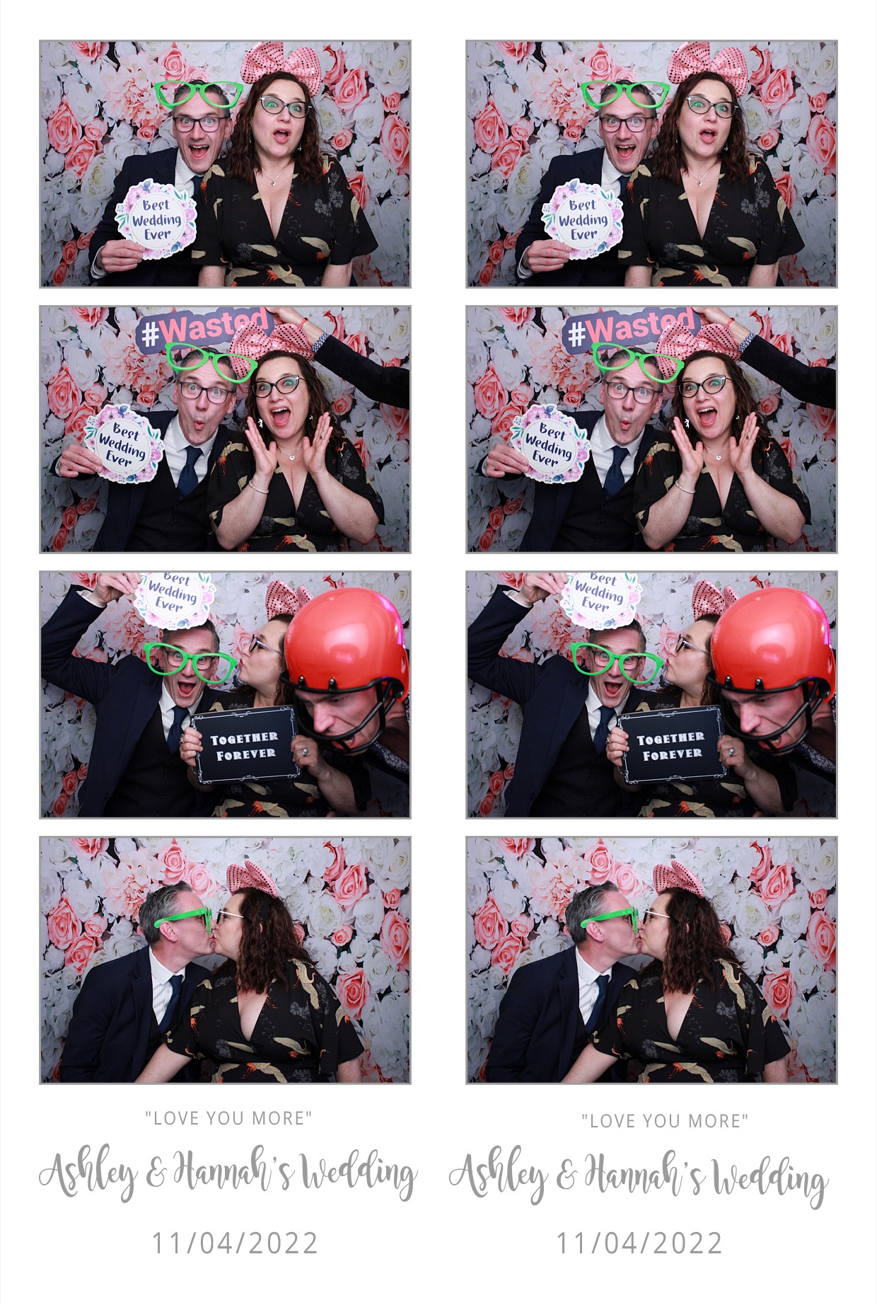 Ashley & Hannah's Wedding  | View more photos from the event at gallery.myphotoboothexperience.co.uk/u/MyPhotoBoothExperienceLtd/Ashley-Hannahs-Wedding