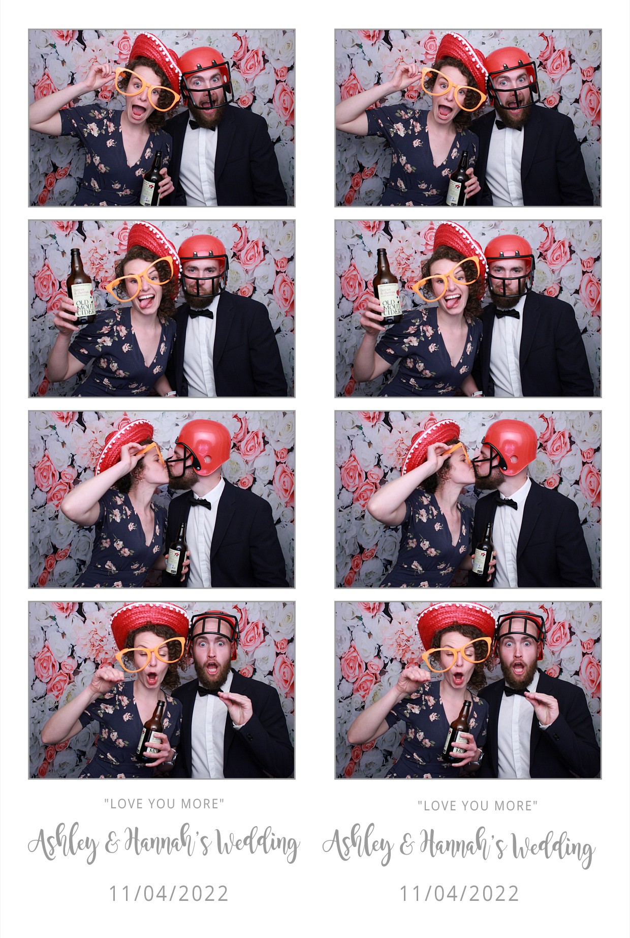 Ashley & Hannah's Wedding  | View more photos from the event at gallery.myphotoboothexperience.co.uk/u/MyPhotoBoothExperienceLtd/Ashley-Hannahs-Wedding
