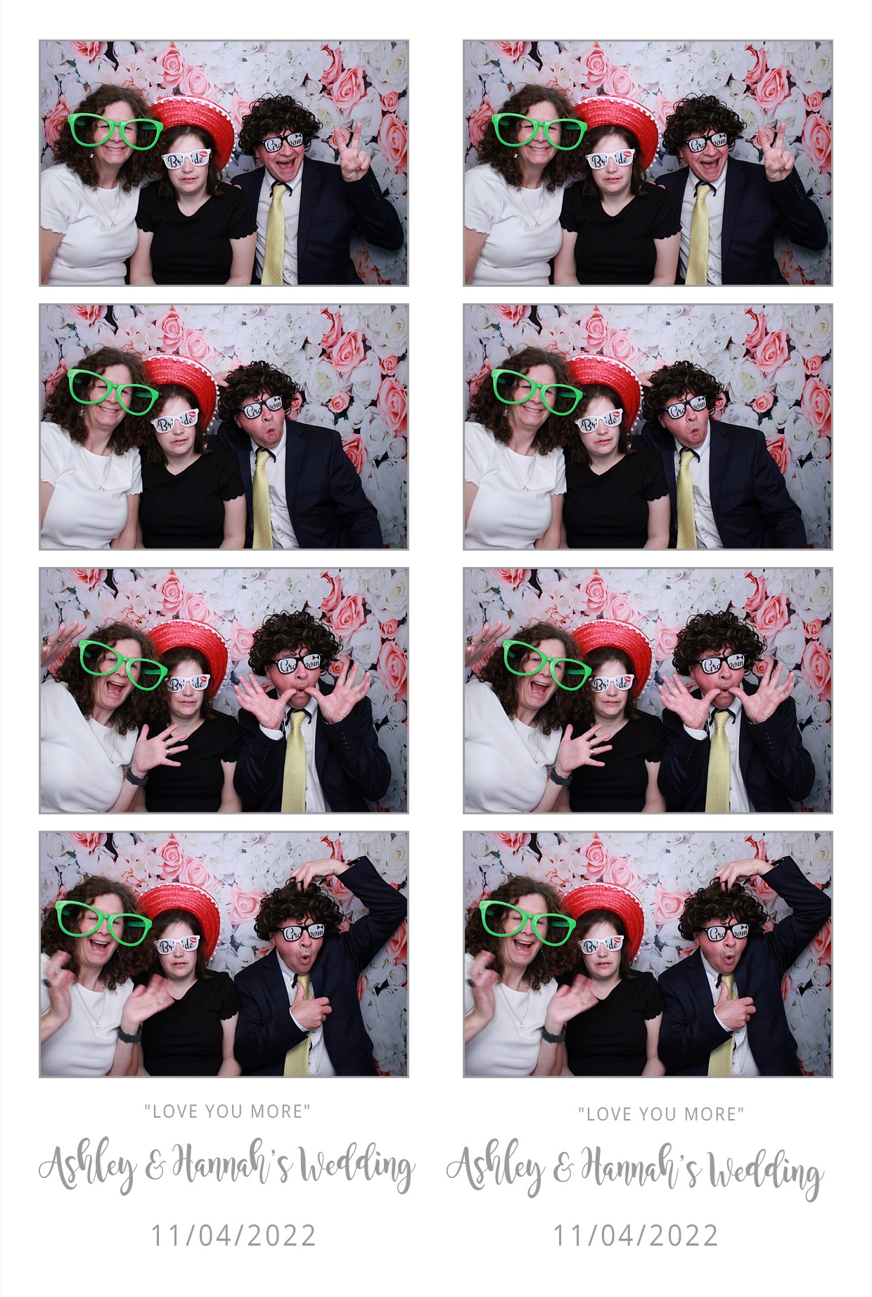 Ashley & Hannah's Wedding  | View more photos from the event at gallery.myphotoboothexperience.co.uk/u/MyPhotoBoothExperienceLtd/Ashley-Hannahs-Wedding