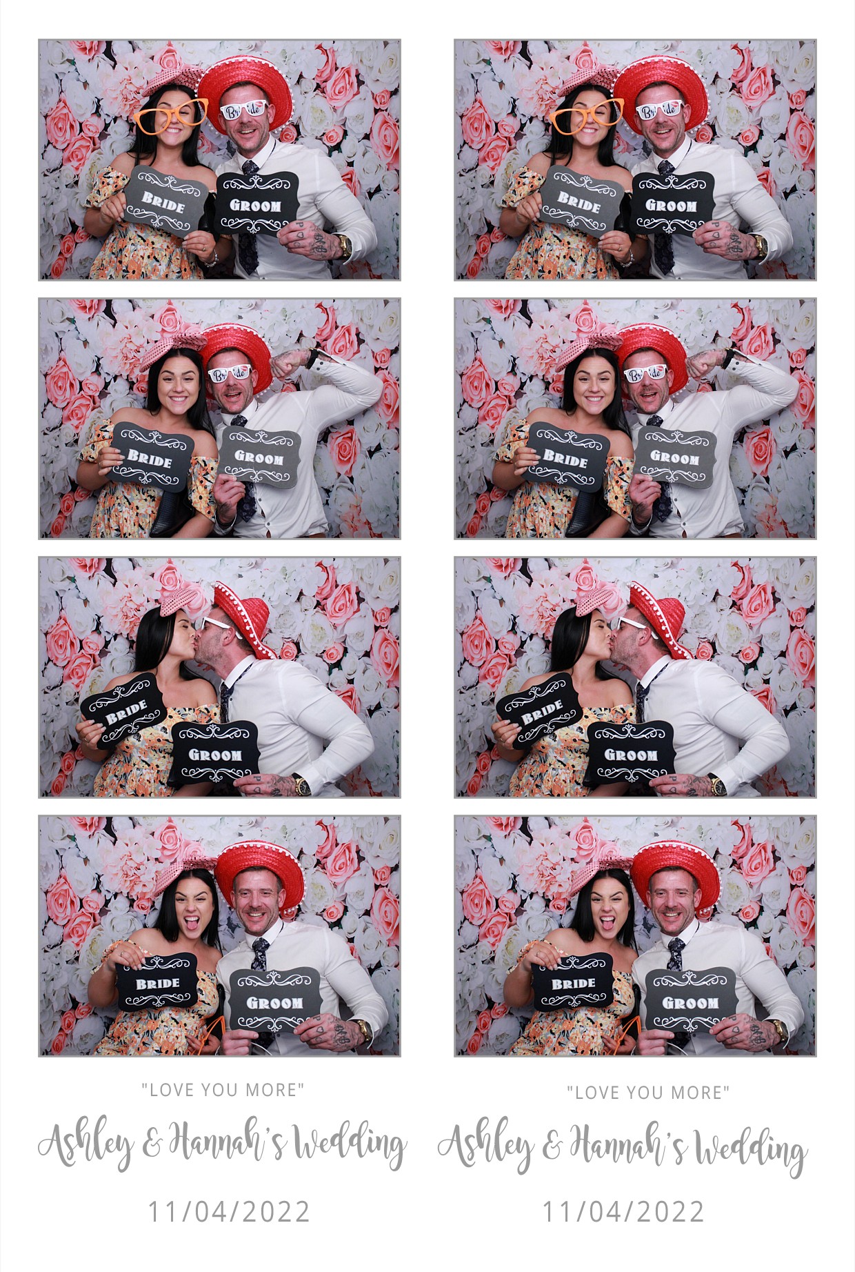 Ashley & Hannah's Wedding  | View more photos from the event at gallery.myphotoboothexperience.co.uk/u/MyPhotoBoothExperienceLtd/Ashley-Hannahs-Wedding