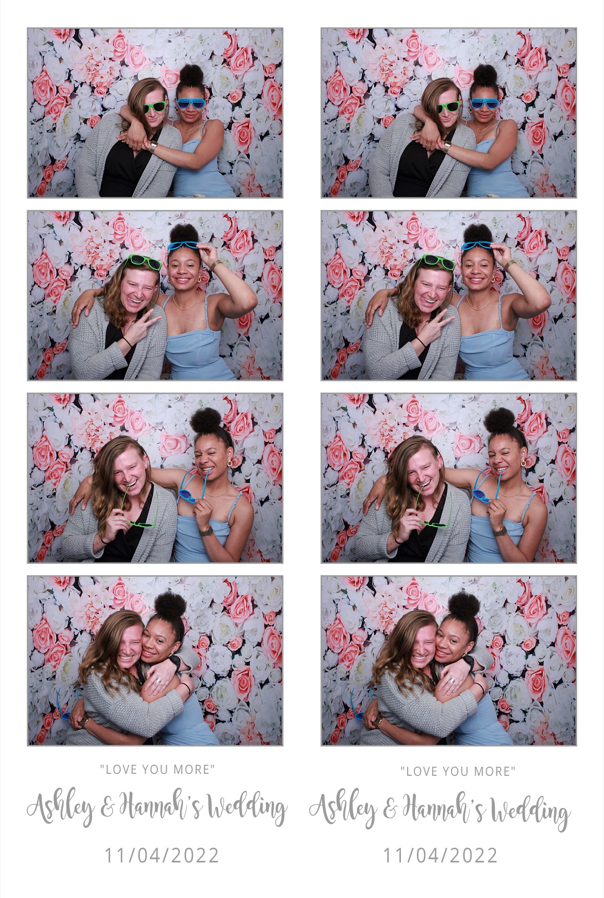 Ashley & Hannah's Wedding  | View more photos from the event at gallery.myphotoboothexperience.co.uk/u/MyPhotoBoothExperienceLtd/Ashley-Hannahs-Wedding