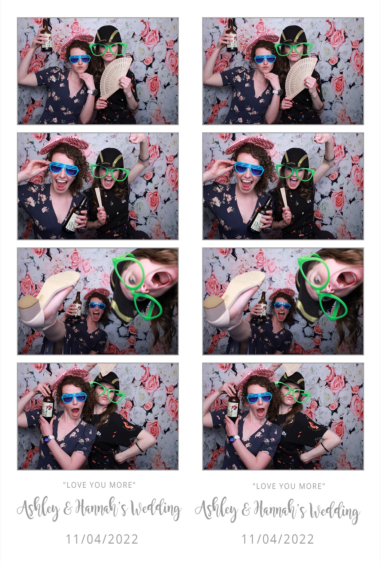 Ashley & Hannah's Wedding  | View more photos from the event at gallery.myphotoboothexperience.co.uk/u/MyPhotoBoothExperienceLtd/Ashley-Hannahs-Wedding