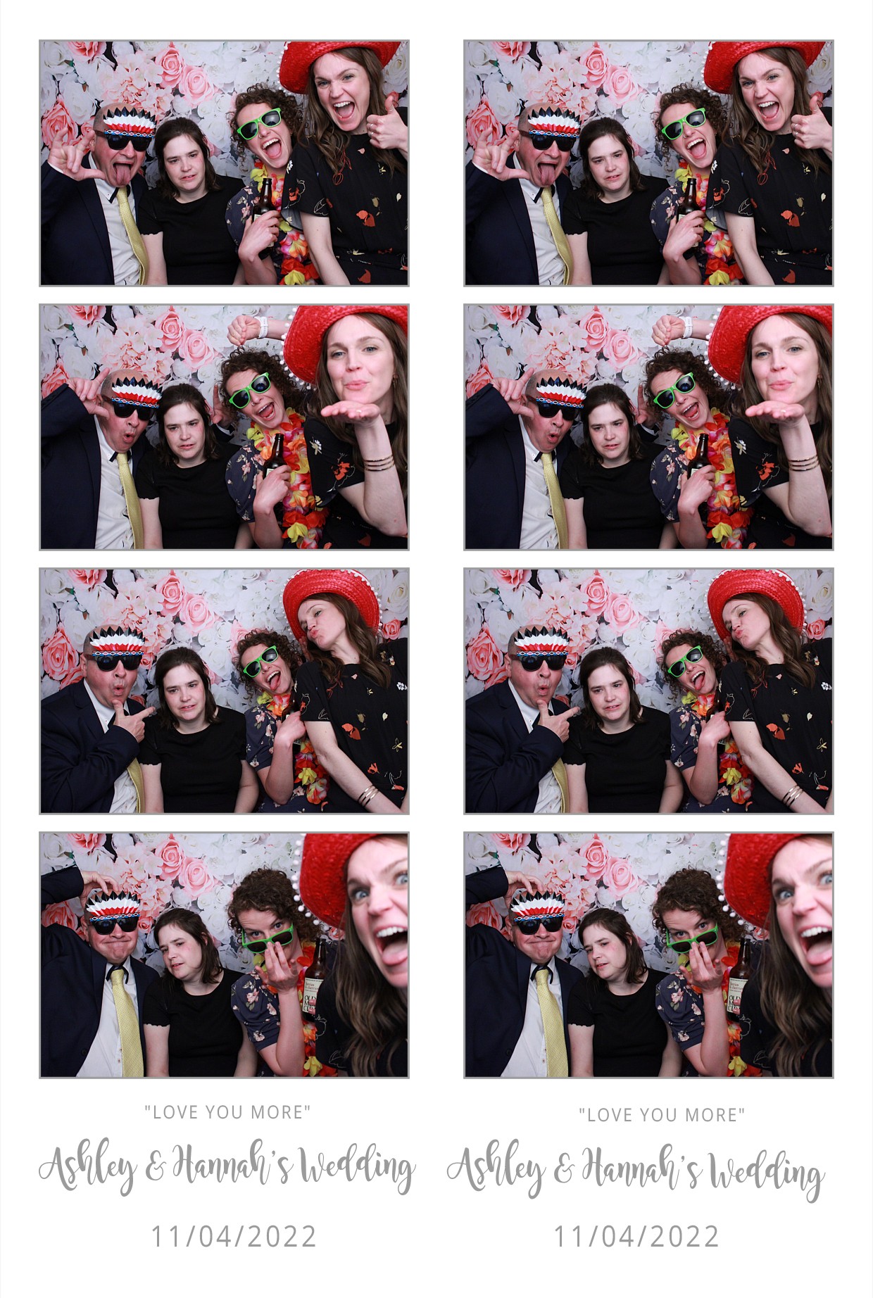 Ashley & Hannah's Wedding  | View more photos from the event at gallery.myphotoboothexperience.co.uk/u/MyPhotoBoothExperienceLtd/Ashley-Hannahs-Wedding