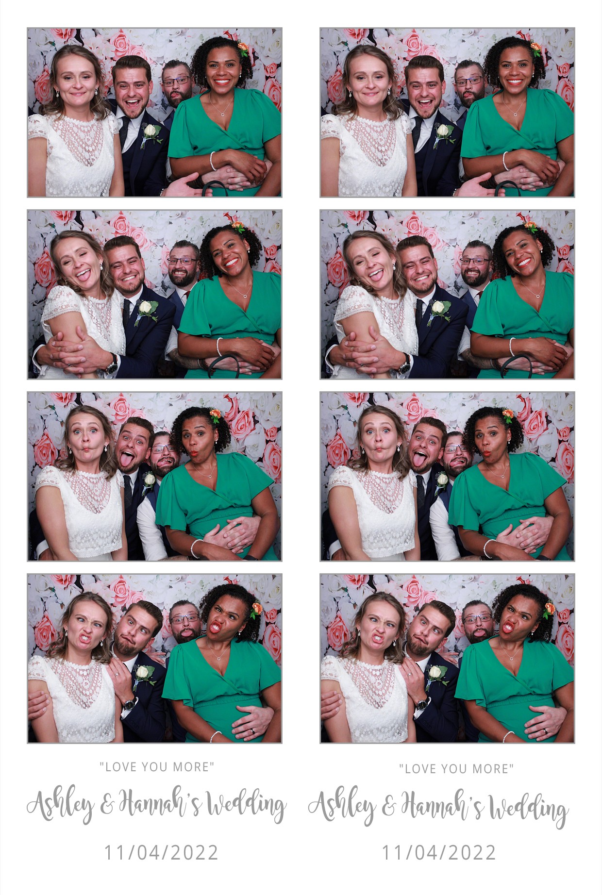 Ashley & Hannah's Wedding  | View more photos from the event at gallery.myphotoboothexperience.co.uk/u/MyPhotoBoothExperienceLtd/Ashley-Hannahs-Wedding