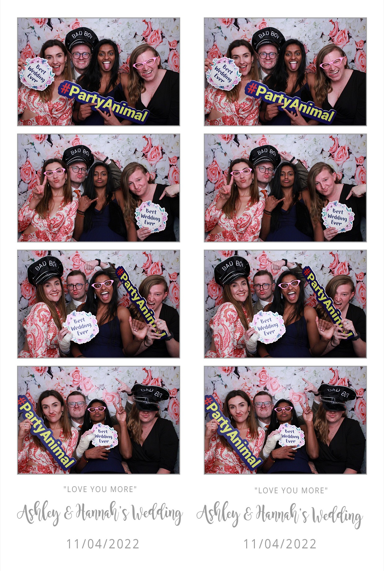 Ashley & Hannah's Wedding  | View more photos from the event at gallery.myphotoboothexperience.co.uk/u/MyPhotoBoothExperienceLtd/Ashley-Hannahs-Wedding