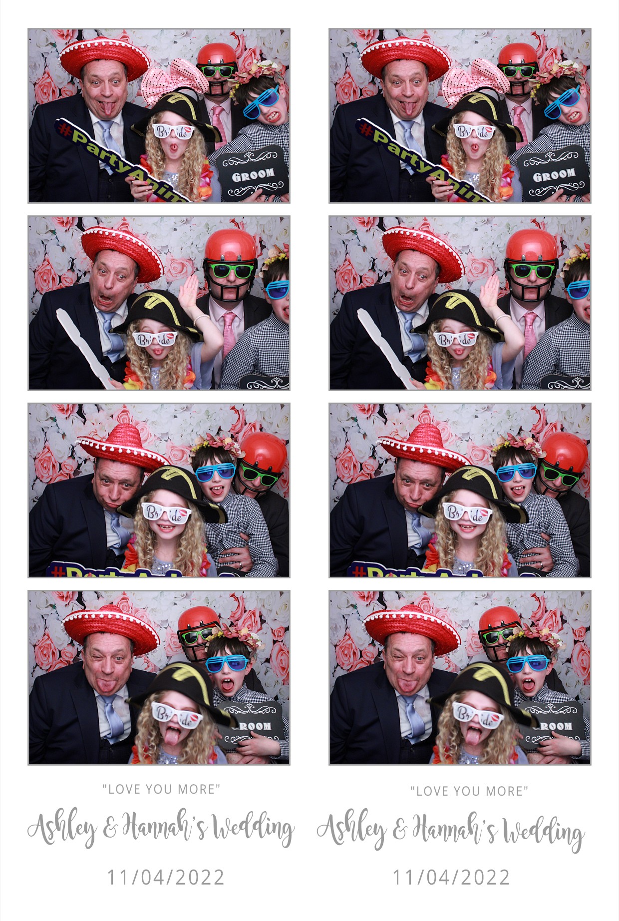 Ashley & Hannah's Wedding  | View more photos from the event at gallery.myphotoboothexperience.co.uk/u/MyPhotoBoothExperienceLtd/Ashley-Hannahs-Wedding