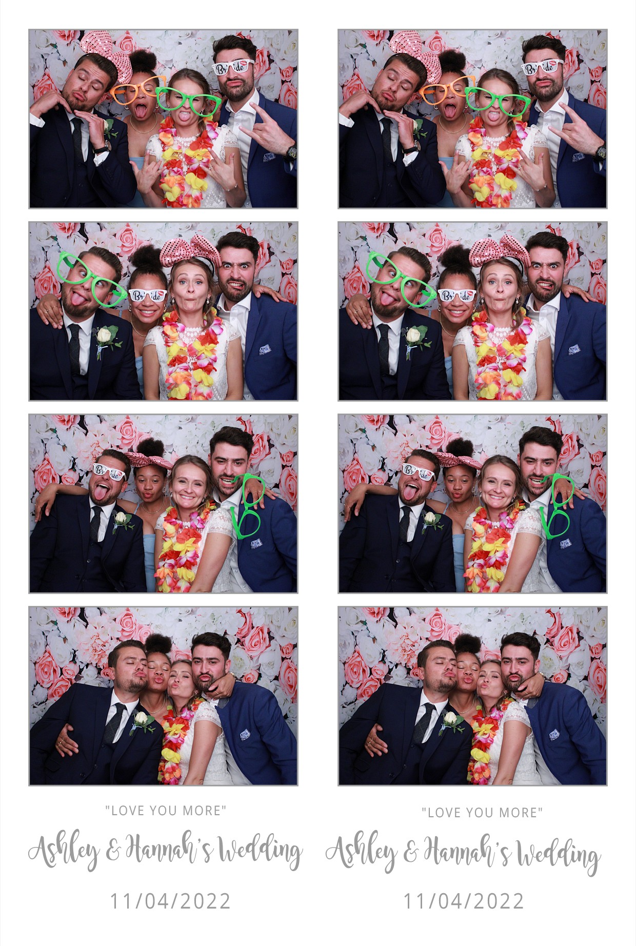Ashley & Hannah's Wedding  | View more photos from the event at gallery.myphotoboothexperience.co.uk/u/MyPhotoBoothExperienceLtd/Ashley-Hannahs-Wedding