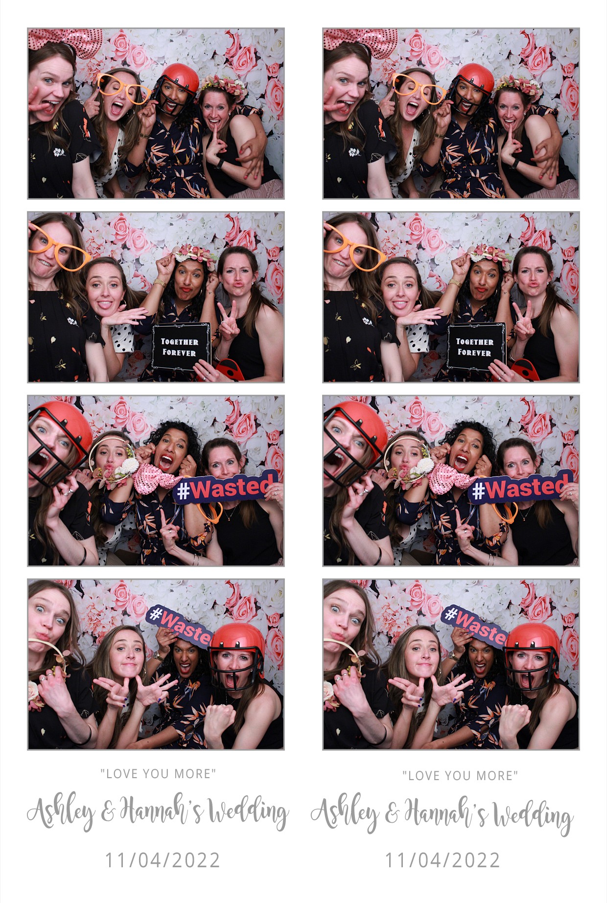 Ashley & Hannah's Wedding  | View more photos from the event at gallery.myphotoboothexperience.co.uk/u/MyPhotoBoothExperienceLtd/Ashley-Hannahs-Wedding