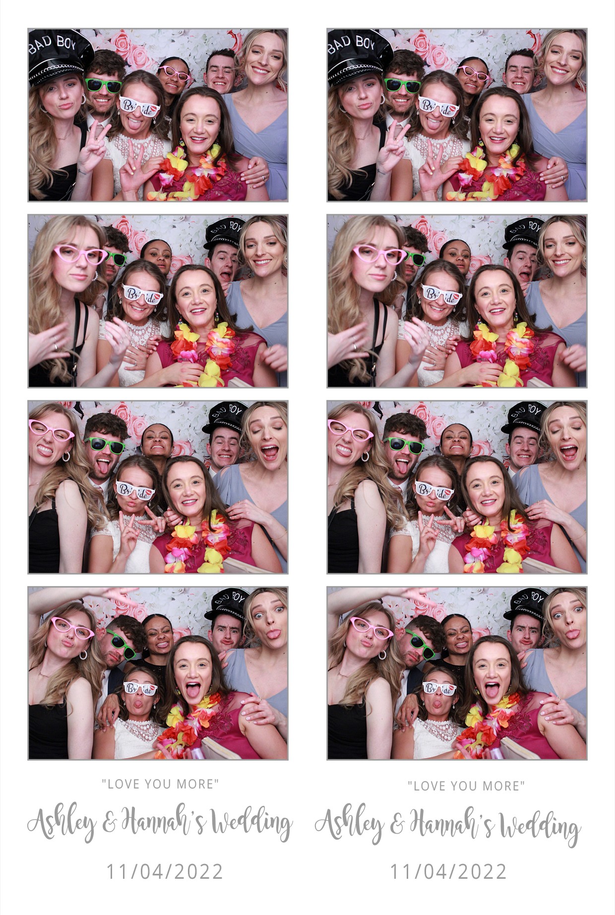 Ashley & Hannah's Wedding  | View more photos from the event at gallery.myphotoboothexperience.co.uk/u/MyPhotoBoothExperienceLtd/Ashley-Hannahs-Wedding