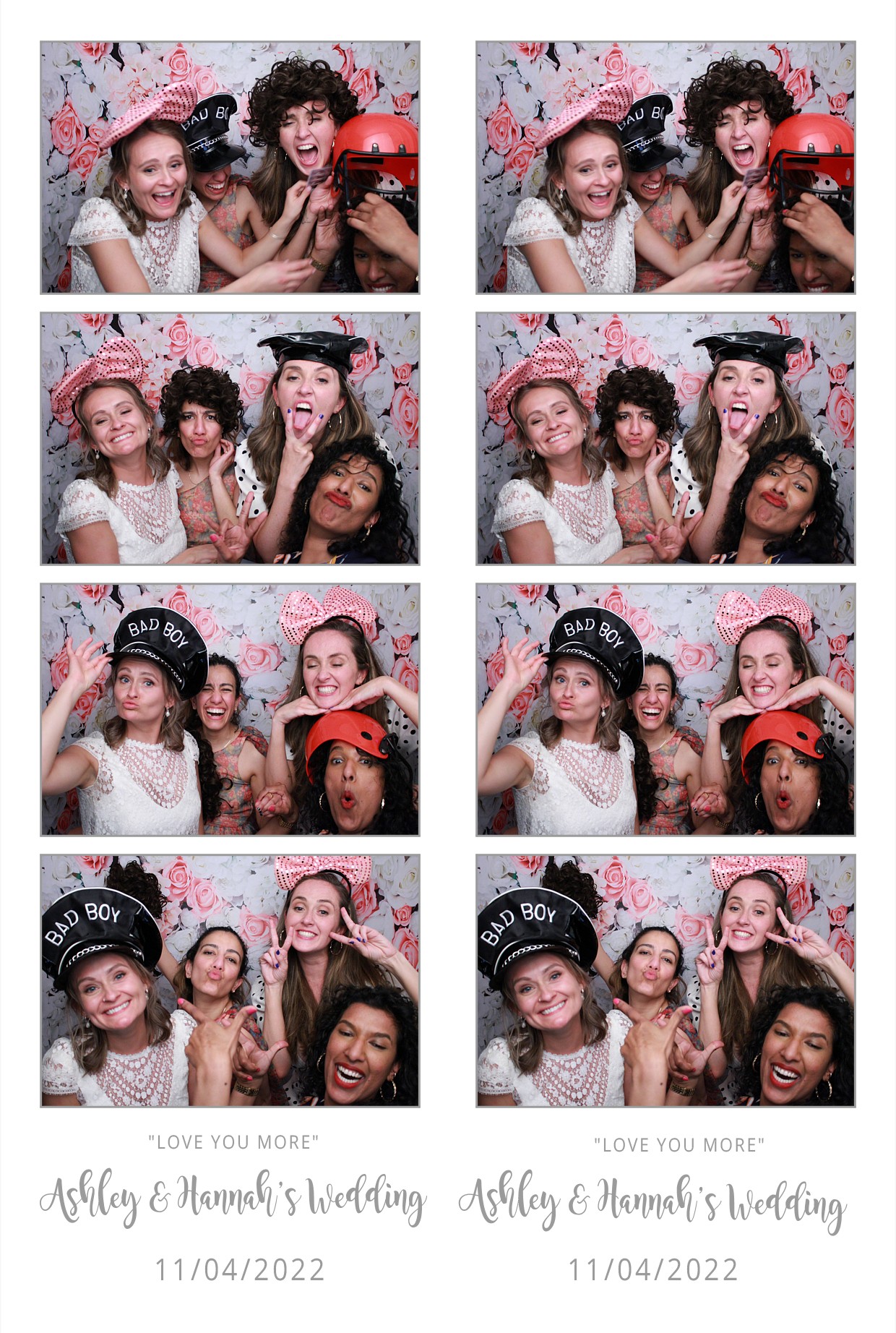 Ashley & Hannah's Wedding  | View more photos from the event at gallery.myphotoboothexperience.co.uk/u/MyPhotoBoothExperienceLtd/Ashley-Hannahs-Wedding