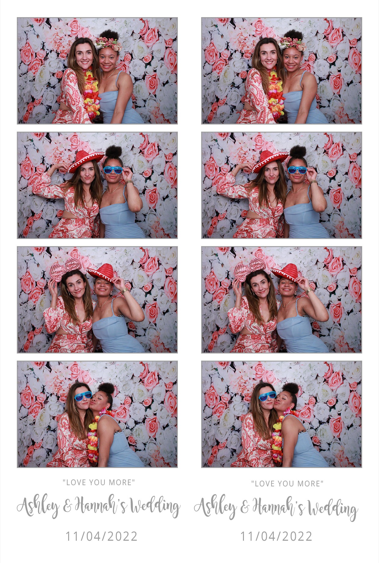 Ashley & Hannah's Wedding  | View more photos from the event at gallery.myphotoboothexperience.co.uk/u/MyPhotoBoothExperienceLtd/Ashley-Hannahs-Wedding