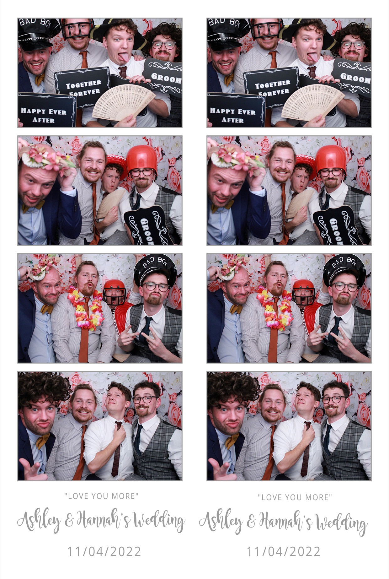 Ashley & Hannah's Wedding  | View more photos from the event at gallery.myphotoboothexperience.co.uk/u/MyPhotoBoothExperienceLtd/Ashley-Hannahs-Wedding