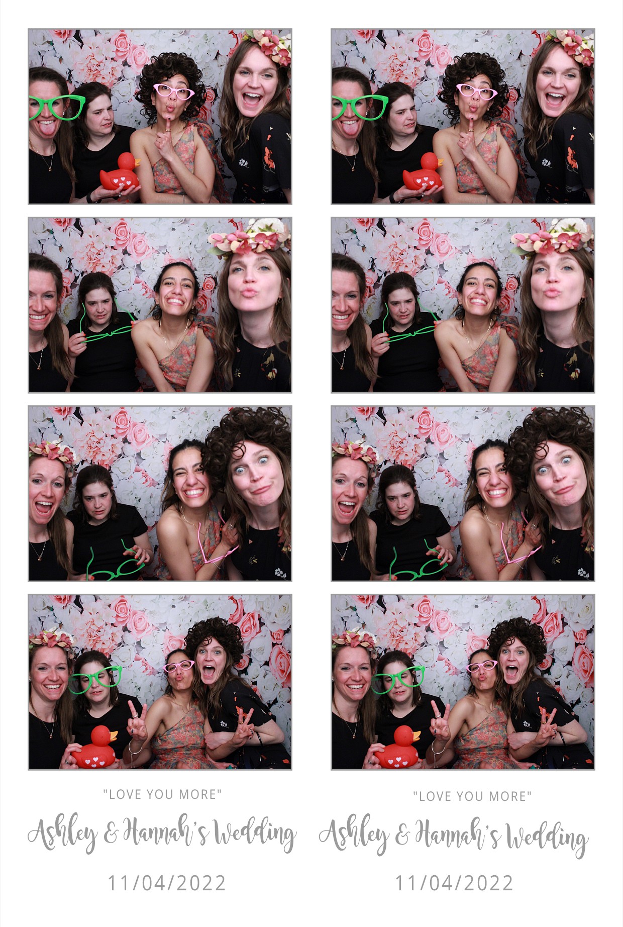 Ashley & Hannah's Wedding  | View more photos from the event at gallery.myphotoboothexperience.co.uk/u/MyPhotoBoothExperienceLtd/Ashley-Hannahs-Wedding