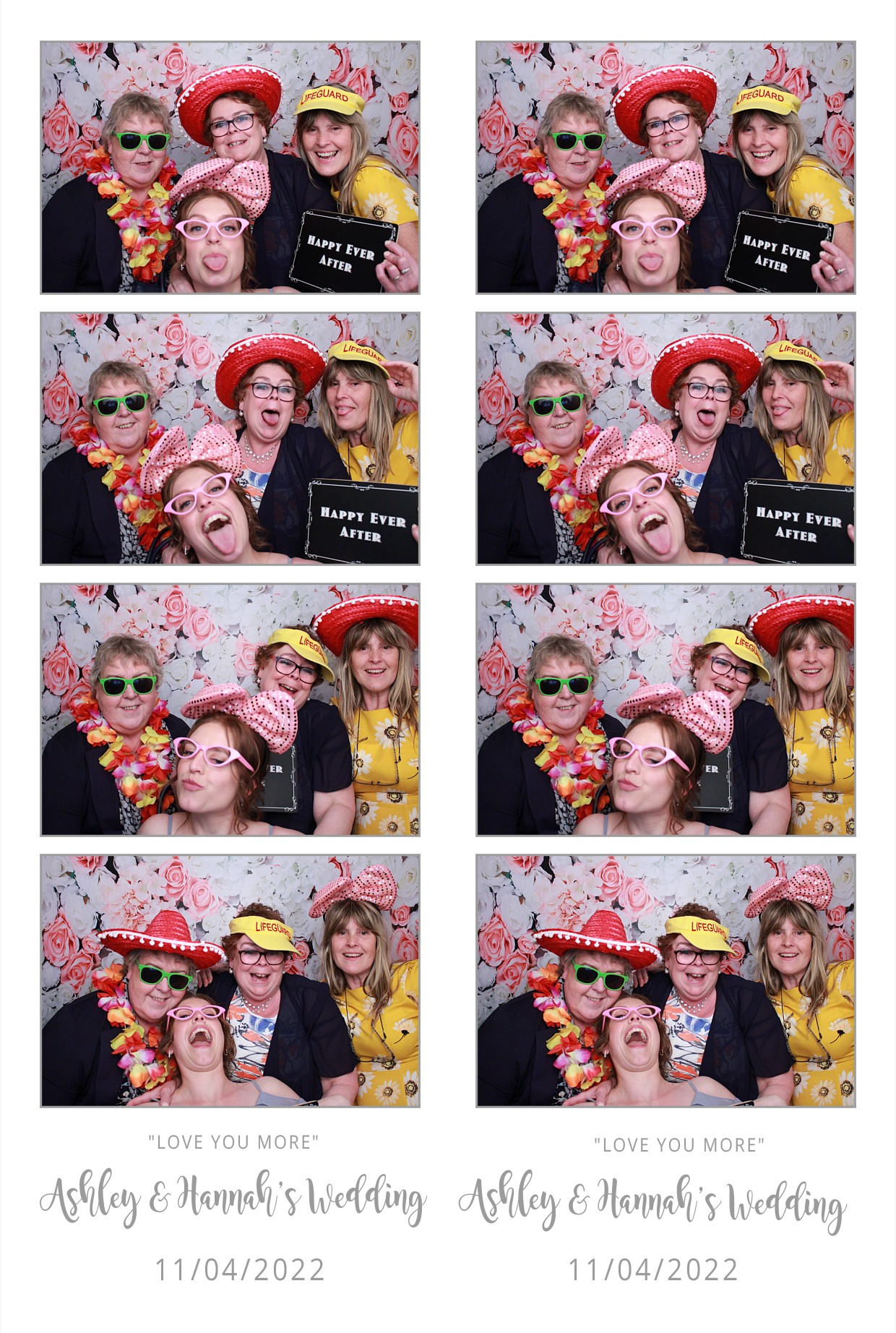 Ashley & Hannah's Wedding  | View more photos from the event at gallery.myphotoboothexperience.co.uk/u/MyPhotoBoothExperienceLtd/Ashley-Hannahs-Wedding