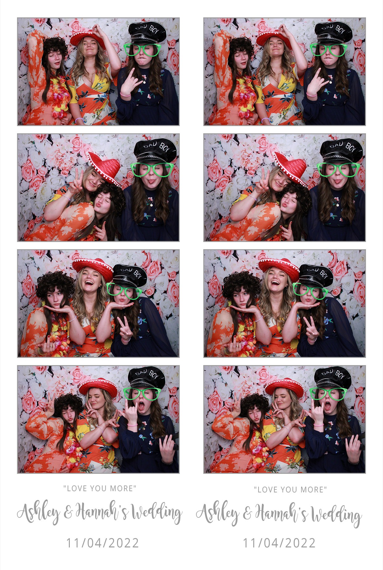 Ashley & Hannah's Wedding  | View more photos from the event at gallery.myphotoboothexperience.co.uk/u/MyPhotoBoothExperienceLtd/Ashley-Hannahs-Wedding
