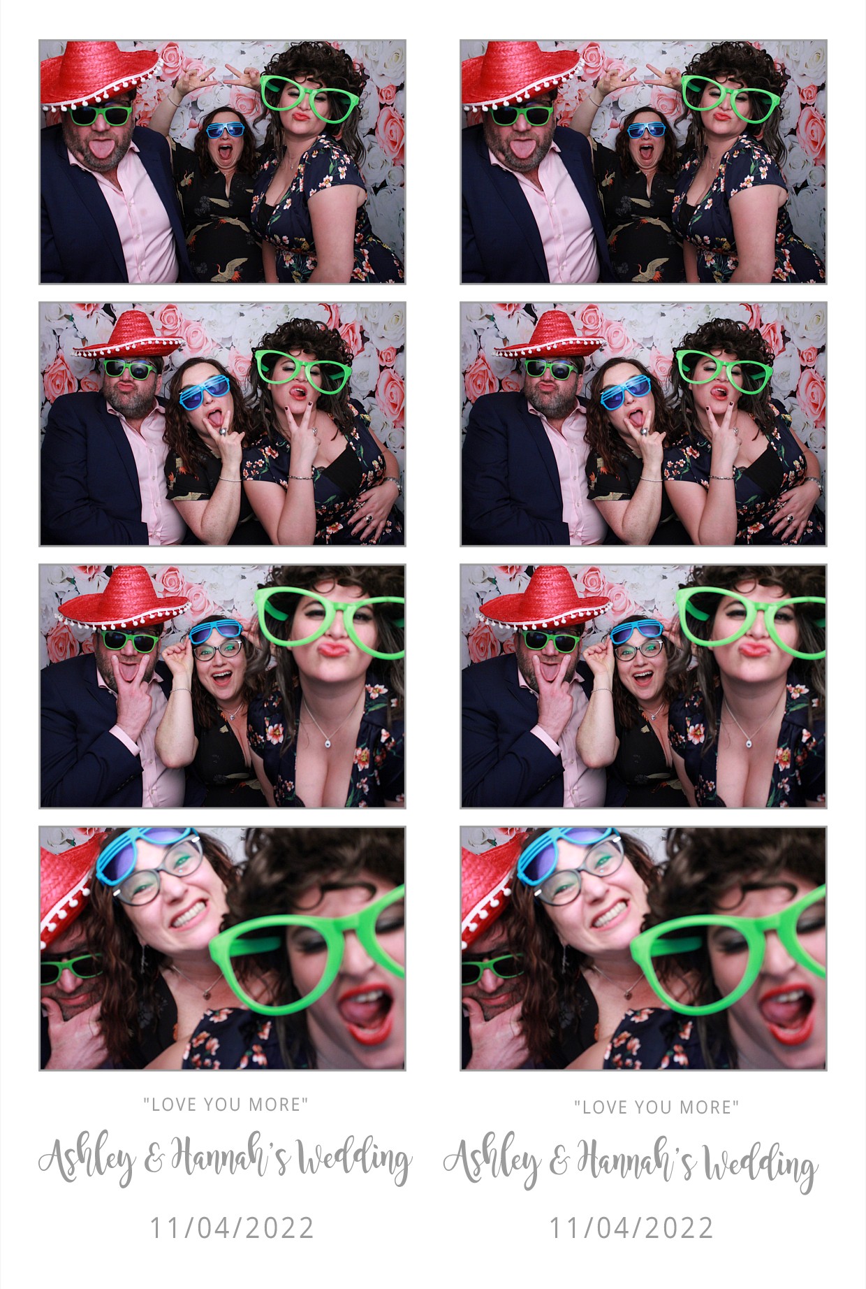 Ashley & Hannah's Wedding  | View more photos from the event at gallery.myphotoboothexperience.co.uk/u/MyPhotoBoothExperienceLtd/Ashley-Hannahs-Wedding