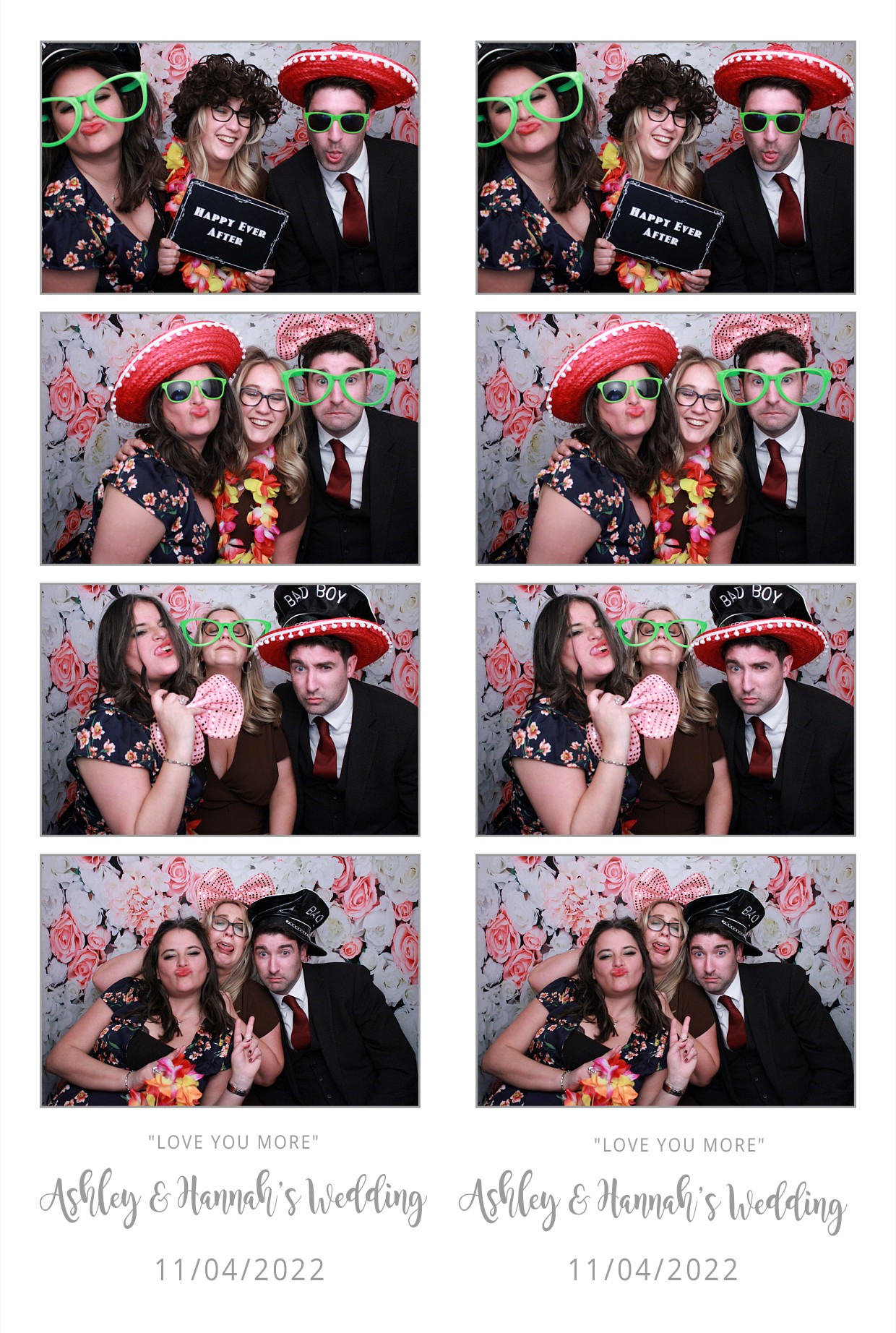 Ashley & Hannah's Wedding  | View more photos from the event at gallery.myphotoboothexperience.co.uk/u/MyPhotoBoothExperienceLtd/Ashley-Hannahs-Wedding