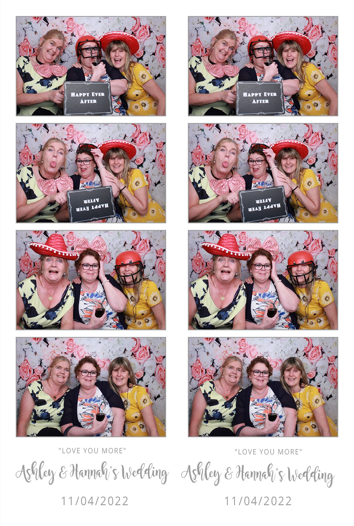 Ashley & Hannah's Wedding  | View more photos from the event at gallery.myphotoboothexperience.co.uk/u/MyPhotoBoothExperienceLtd/Ashley-Hannahs-Wedding