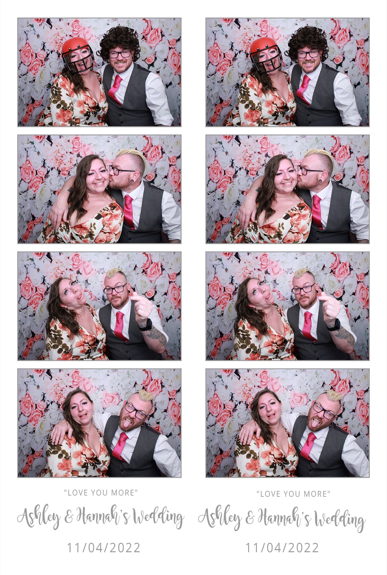 Ashley & Hannah's Wedding  | View more photos from the event at gallery.myphotoboothexperience.co.uk/u/MyPhotoBoothExperienceLtd/Ashley-Hannahs-Wedding