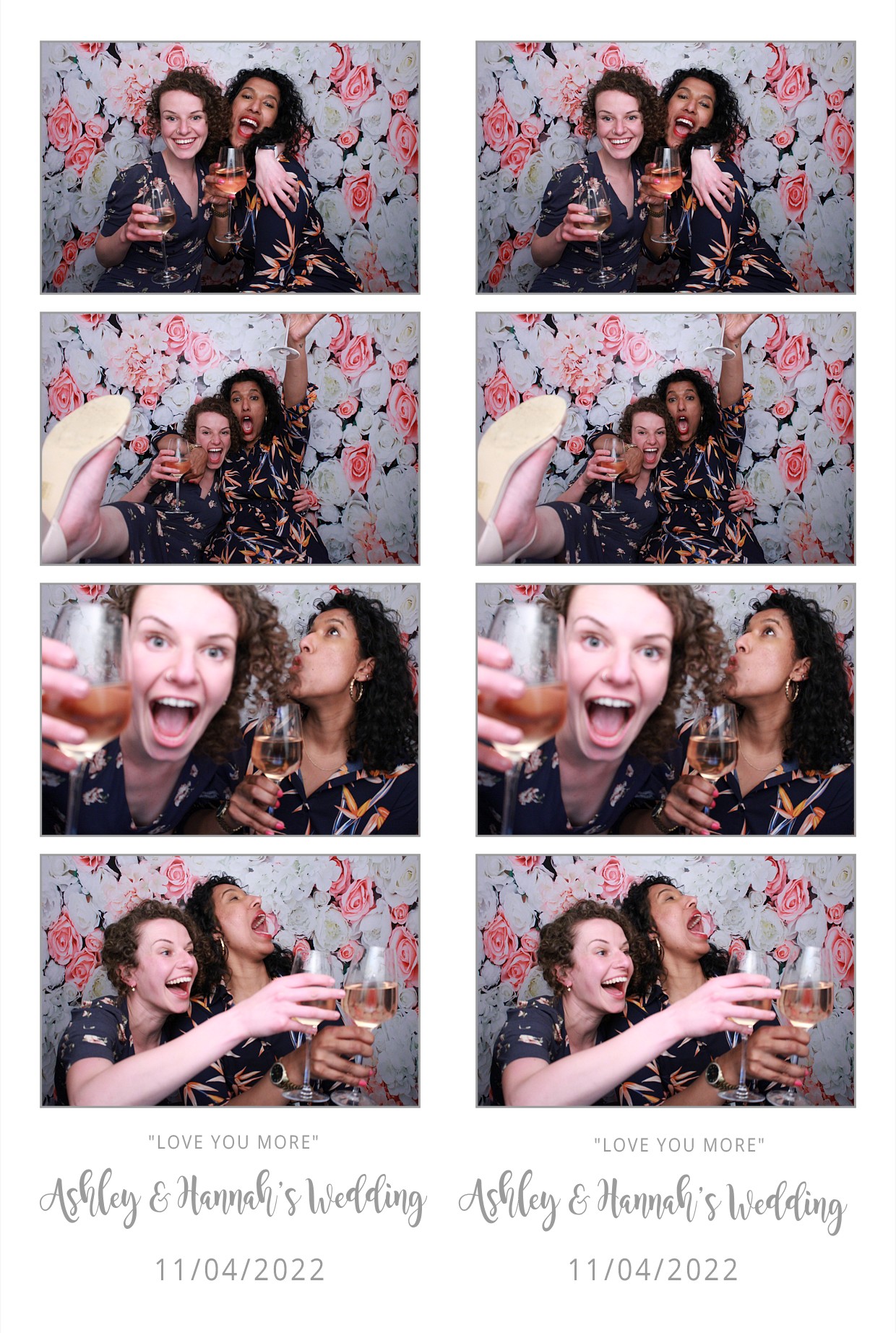 Ashley & Hannah's Wedding  | View more photos from the event at gallery.myphotoboothexperience.co.uk/u/MyPhotoBoothExperienceLtd/Ashley-Hannahs-Wedding