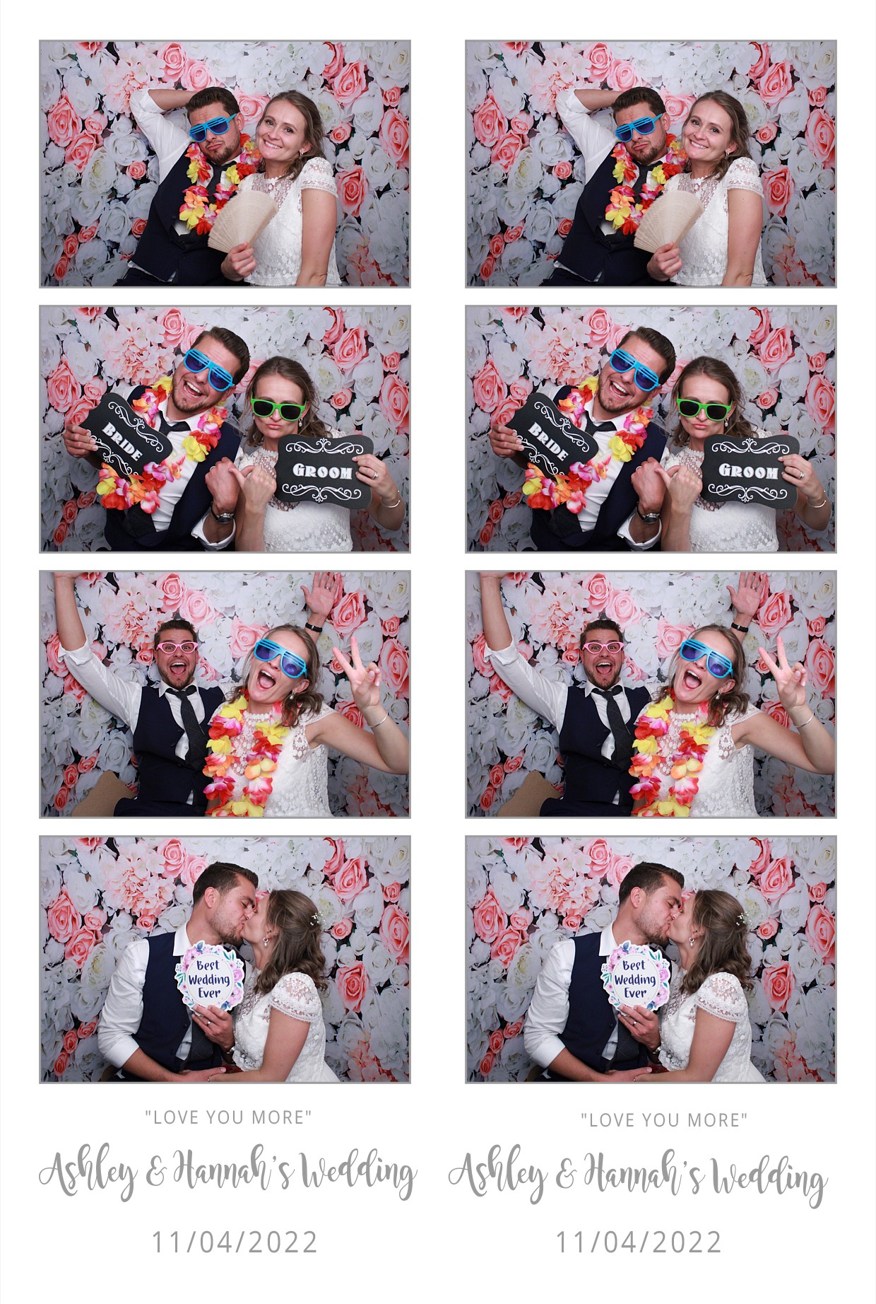 Ashley & Hannah's Wedding  | View more photos from the event at gallery.myphotoboothexperience.co.uk/u/MyPhotoBoothExperienceLtd/Ashley-Hannahs-Wedding