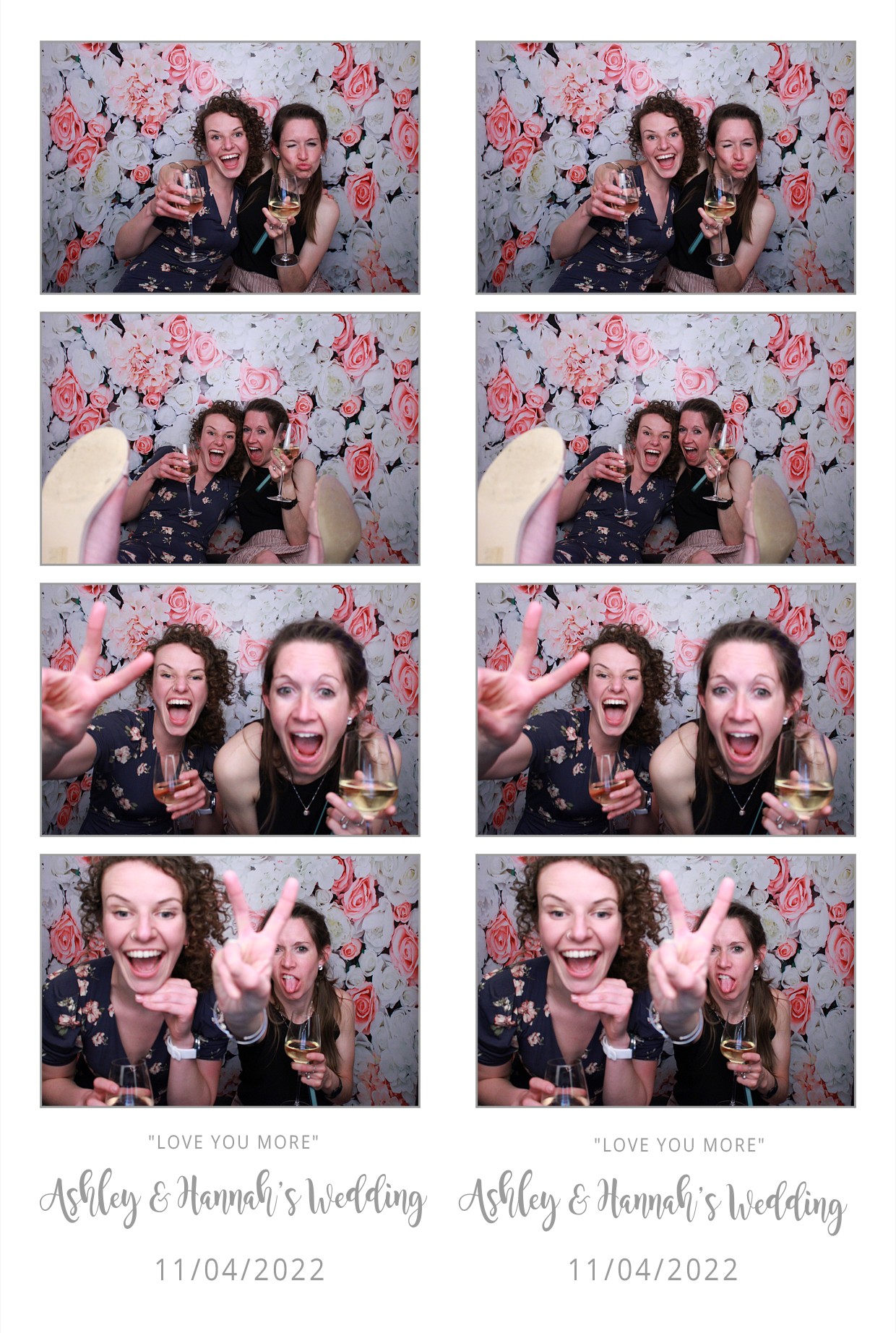 Ashley & Hannah's Wedding  | View more photos from the event at gallery.myphotoboothexperience.co.uk/u/MyPhotoBoothExperienceLtd/Ashley-Hannahs-Wedding