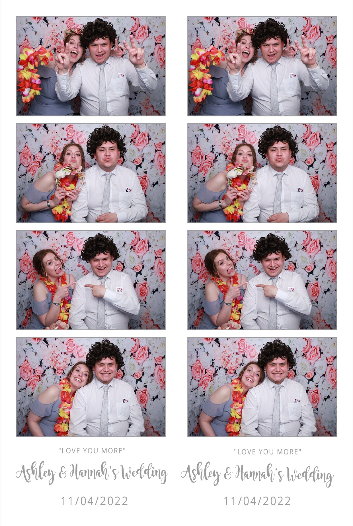 Ashley & Hannah's Wedding  | View more photos from the event at gallery.myphotoboothexperience.co.uk/u/MyPhotoBoothExperienceLtd/Ashley-Hannahs-Wedding