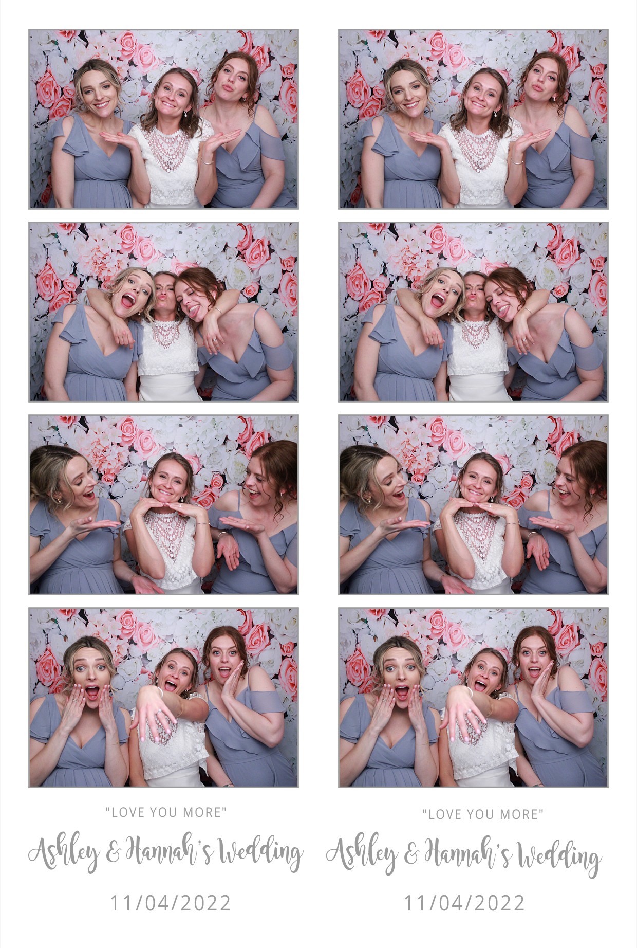 Ashley & Hannah's Wedding  | View more photos from the event at gallery.myphotoboothexperience.co.uk/u/MyPhotoBoothExperienceLtd/Ashley-Hannahs-Wedding