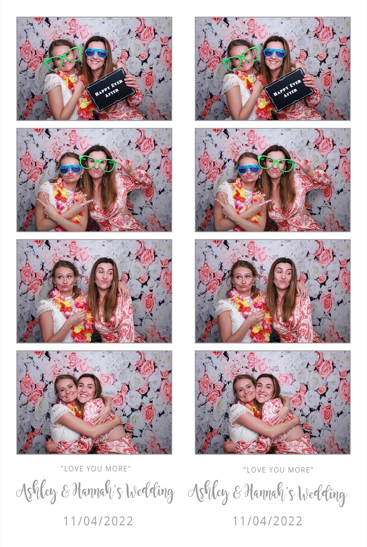Ashley & Hannah's Wedding  | View more photos from the event at gallery.myphotoboothexperience.co.uk/u/MyPhotoBoothExperienceLtd/Ashley-Hannahs-Wedding