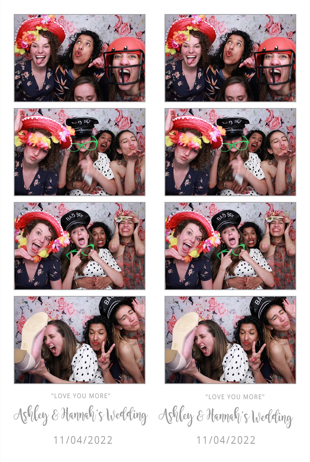 Ashley & Hannah's Wedding  | View more photos from the event at gallery.myphotoboothexperience.co.uk/u/MyPhotoBoothExperienceLtd/Ashley-Hannahs-Wedding