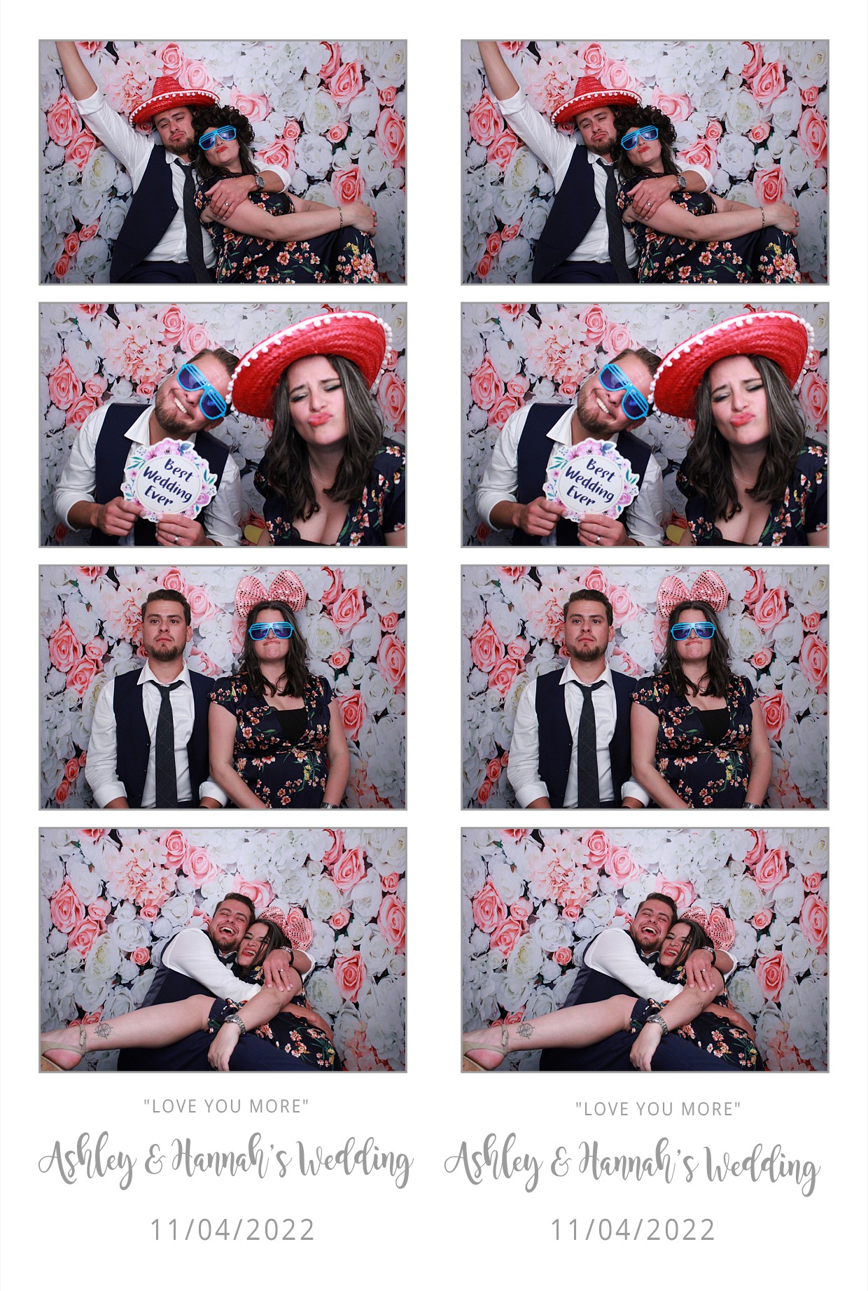 Ashley & Hannah's Wedding  | View more photos from the event at gallery.myphotoboothexperience.co.uk/u/MyPhotoBoothExperienceLtd/Ashley-Hannahs-Wedding
